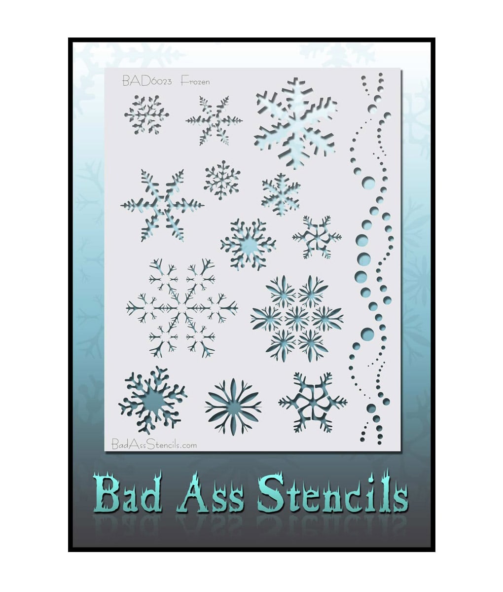 Bad Ass Stencils™ - Premium Reusable DIY Craft Stencils for Home Decor, Wood Signs & Wall Art | Perfect for Painting, Scrapbooking & DIY Projects