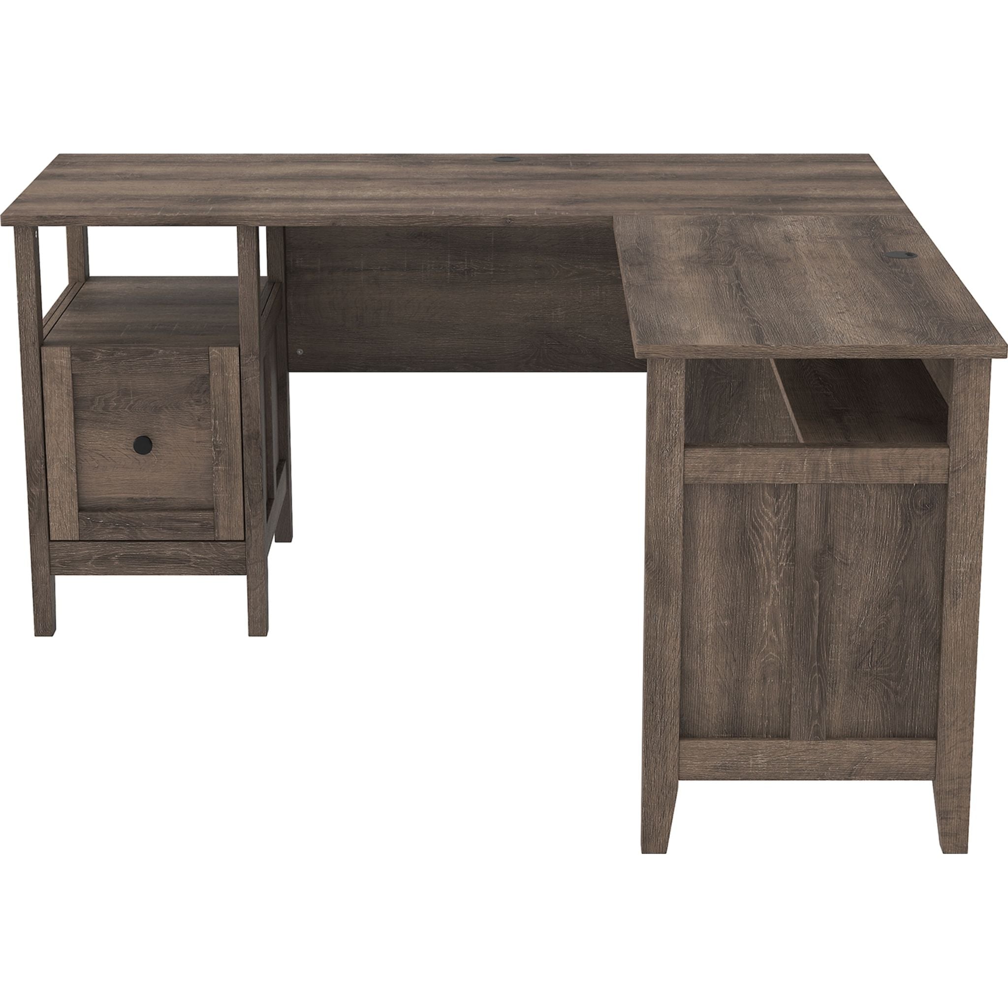 Arlenbry 2 Piece Modern Office Desk Set in Gray - Perfect for Home Office, Study Room & Small Workspace