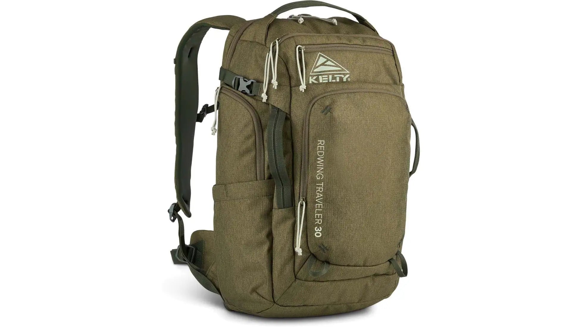 Kelty Redwing Traveler 30 Backpack - Lightweight Hiking & Travel Backpack for Men & Women, 30L Capacity, Durable & Water-Resistant (Burnt Olive) - Perfect for Camping, Hiking, Travel & Outdoor Adventures