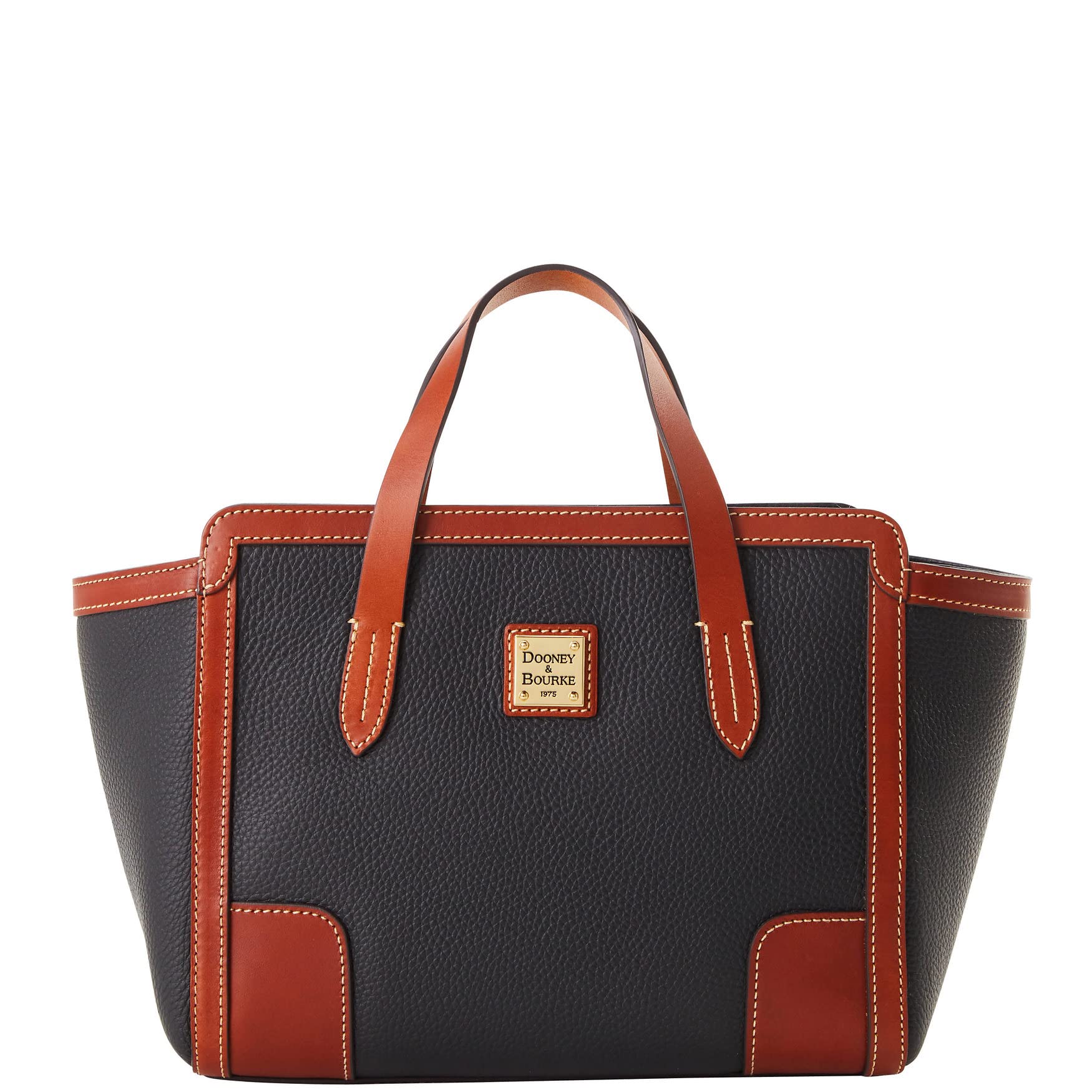 Dooney & Bourke Women's Leather Handbags - Small Pebble Grain Leather Shopper Tote Bag with Adjustable Crossbody Strap | Perfect for Work, Travel & Everyday Use