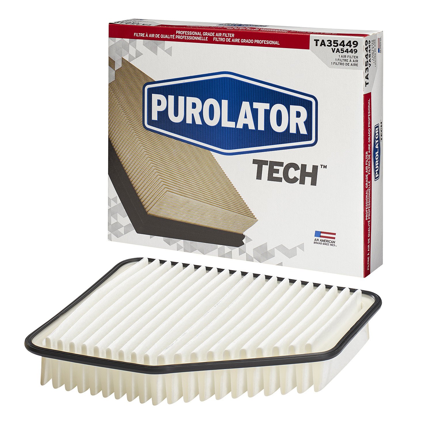 Purolator TA35449 PurolatorTECH Premium Air Filter - High Performance Replacement for Cars, Trucks & SUVs - Perfect for Daily Commuting & Off-Road Adventures