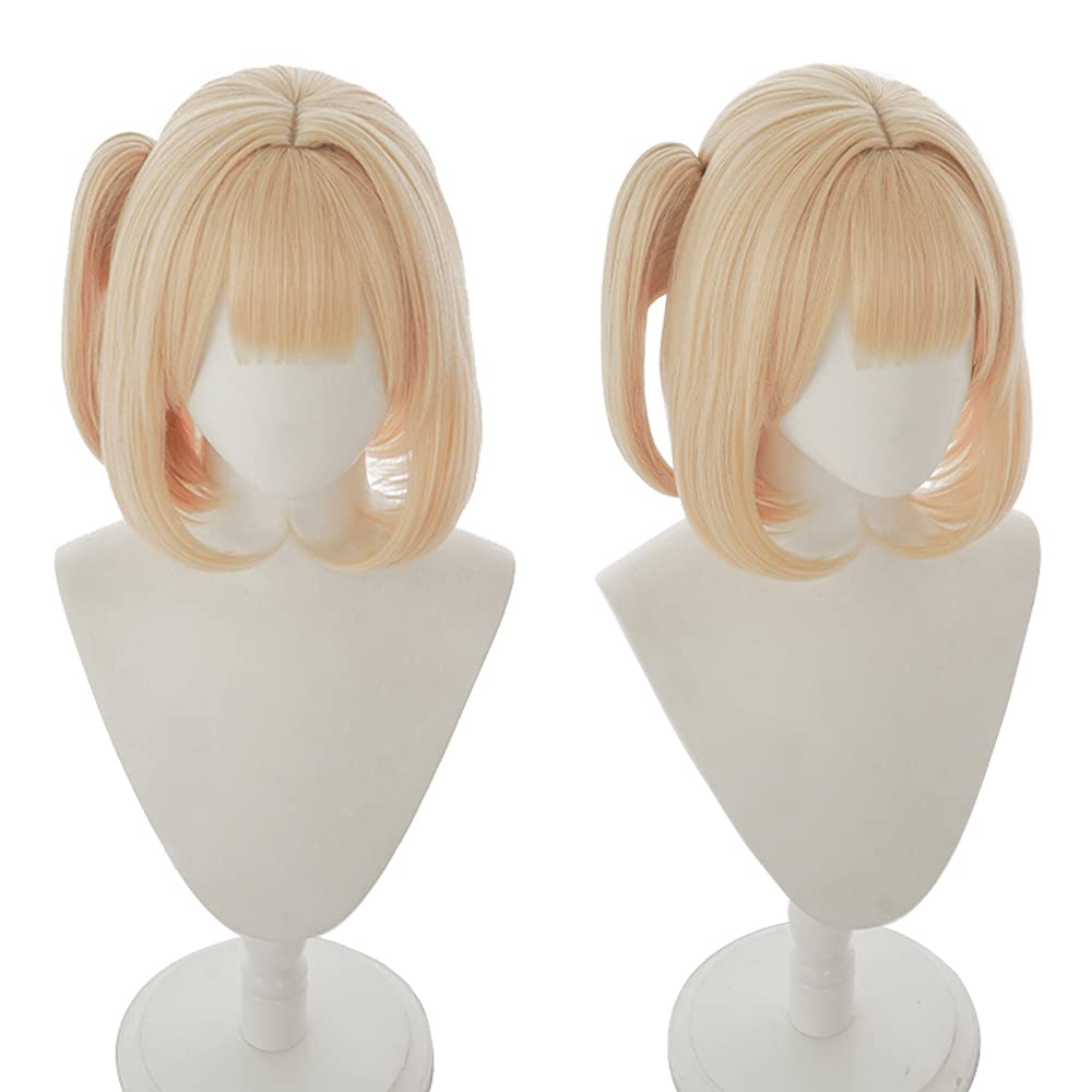 Watson Amelia Cosplay Wig - Anime Character Wig for VTuber Costume & Halloween Cosplay - Perfect for Conventions, Themed Parties & Cosplay Events