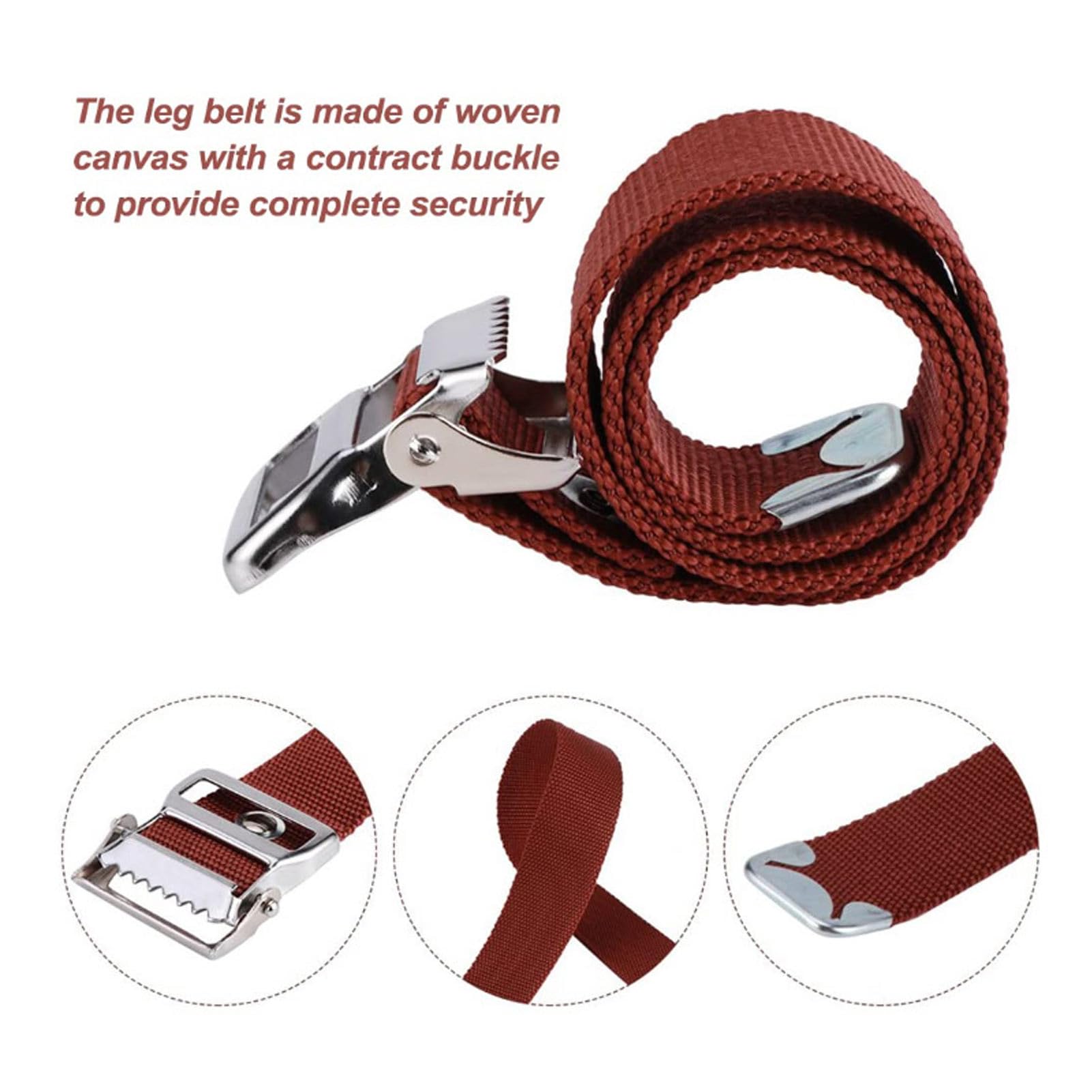 2Pcs Drywall Stilts Leg Straps - Replacement Parts for Home Improvement & Wall Painting