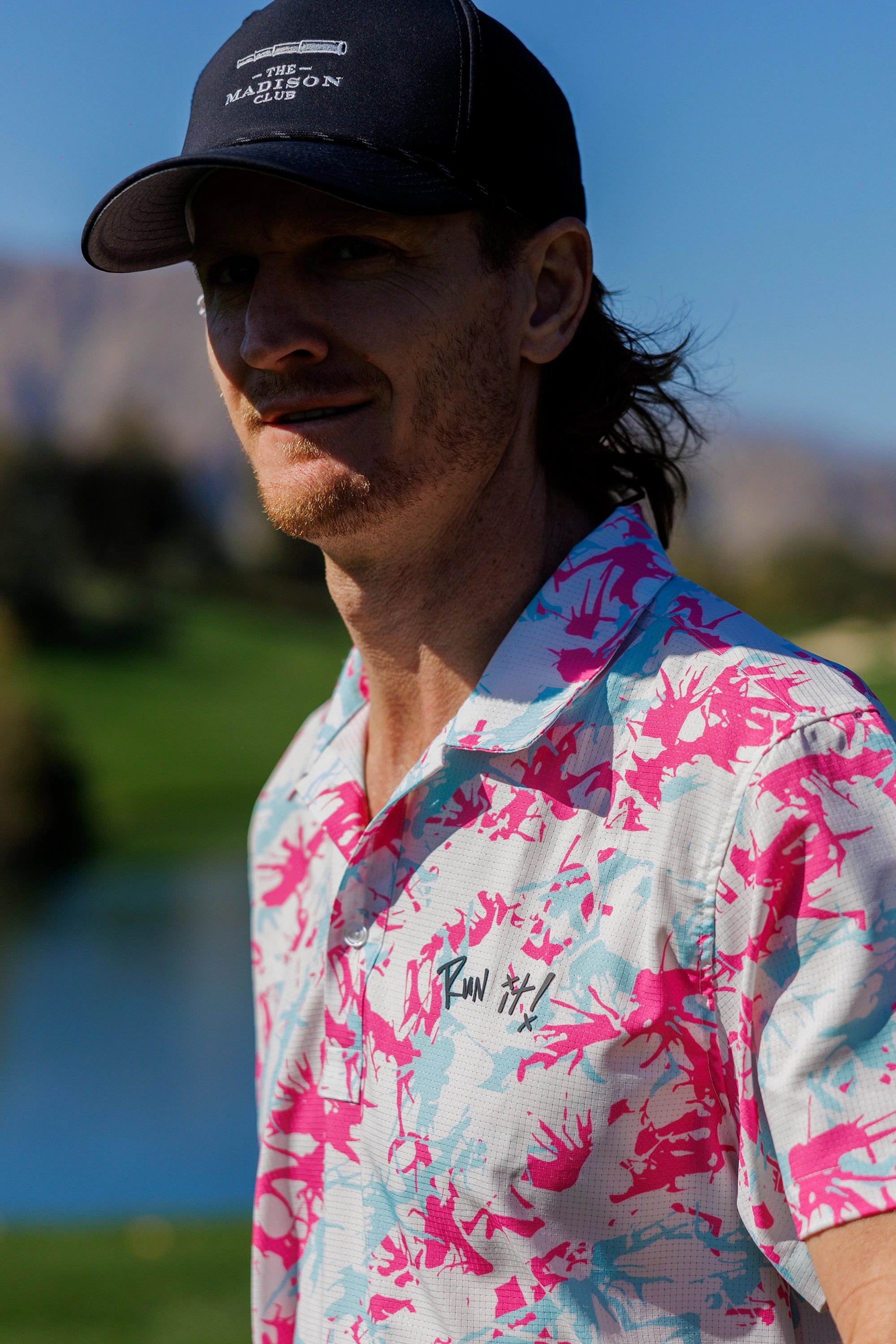 Run It Par Tee Polo Shirt - Men's Casual Golf & Tennis Polo for Sports & Outdoor Activities