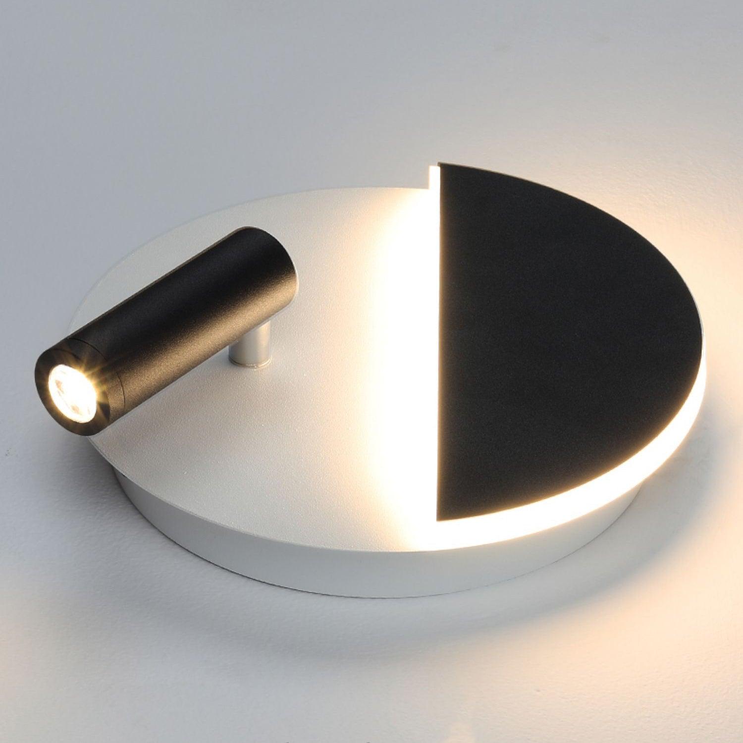 Kneeland Adjustable Rotating Wall Lamp - Modern LED Sconce for Bedroom, Living Room, Hallway Lighting - Perfect for Reading, Accent, and Ambient Lighting