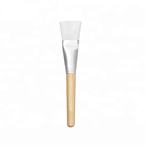 Soft Bristle Face Mask & Bleach Applicator Brush for Women - Wooden Handle Makeup Brush for Smooth & Even Application - Perfect for Salon, Spa & At-Home Skincare Routines