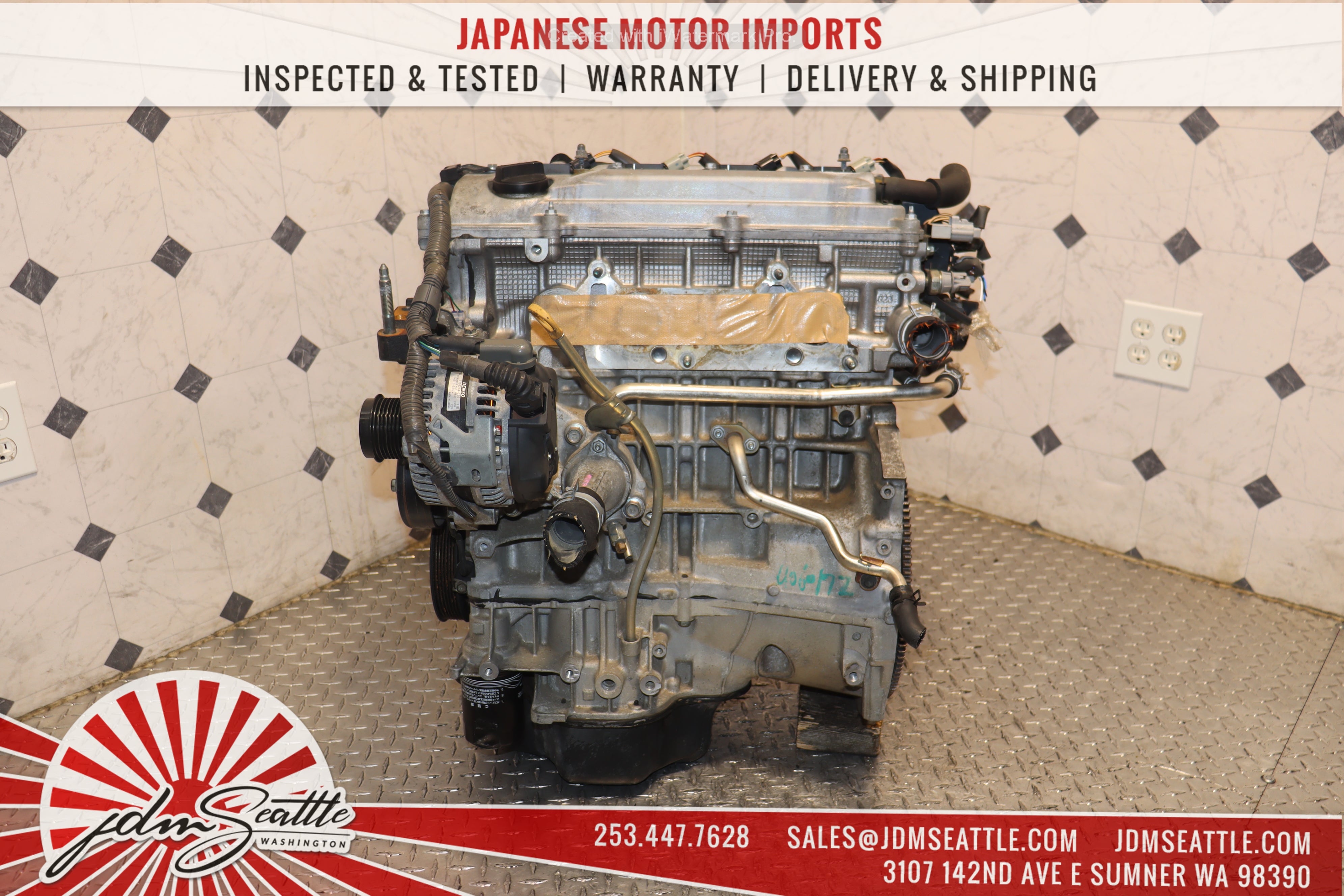 2006-2008 Toyota RAV4 2.4L 2AZ-FE DOHC Engine Replacement - Compatible with JDM Models - Perfect for Performance Upgrades & Engine Rebuilds
