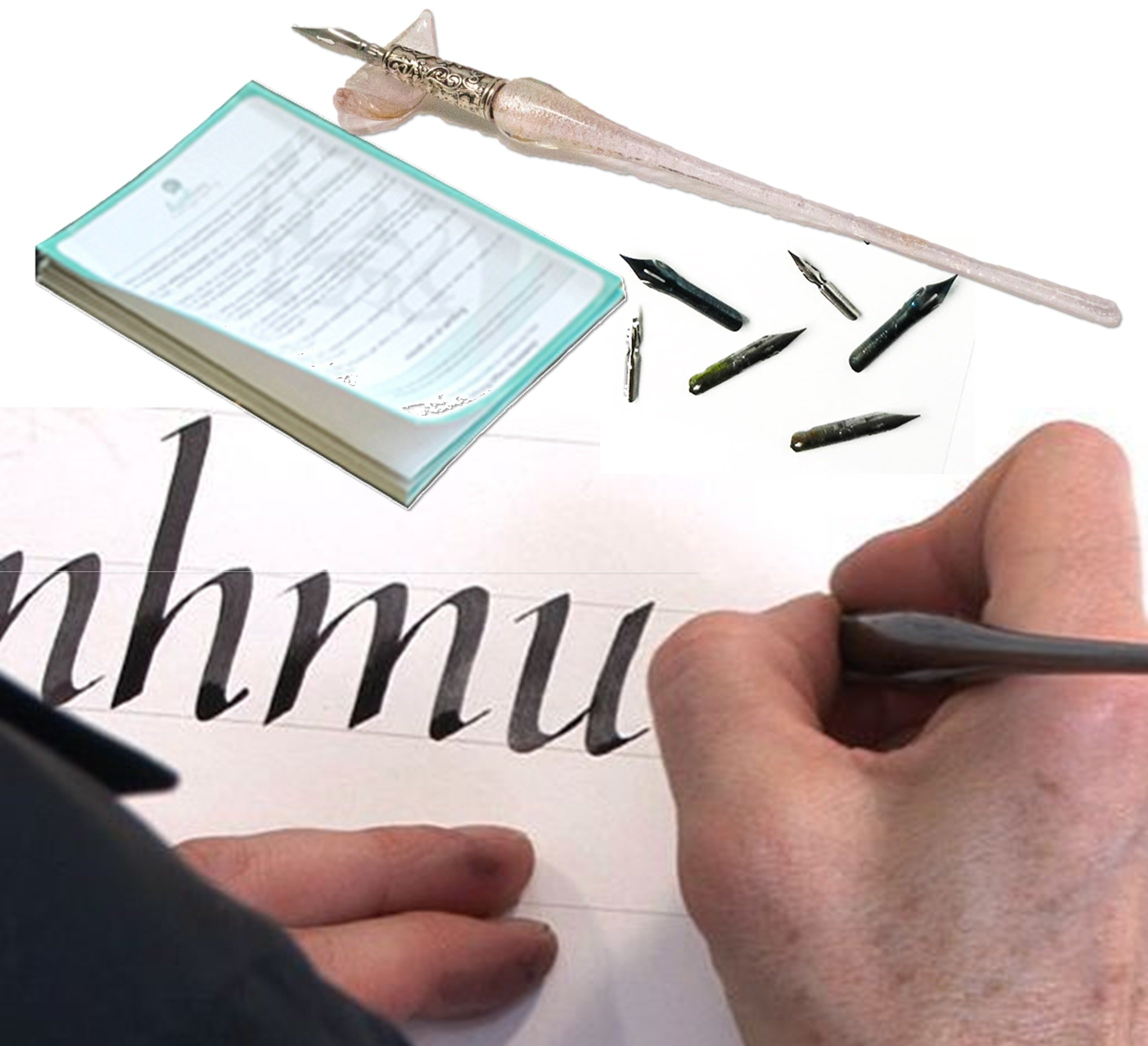 19-Piece Deluxe Calligraphy Set for Beginners & Professionals - Smooth Writing Pens, Inks, Nibs & Case (Pink/Silver) - Perfect for Wedding Invitations, Art Journals & DIY Projects