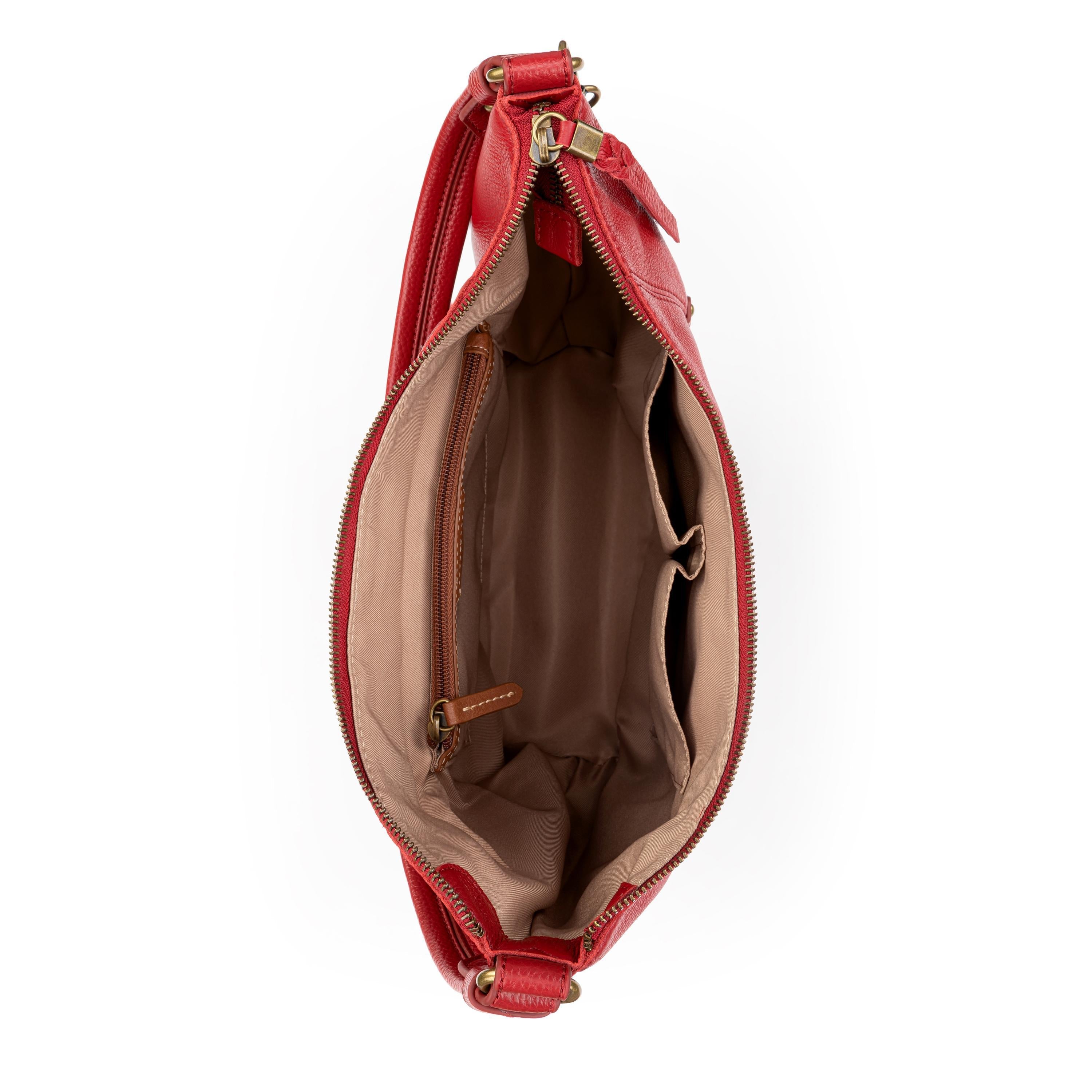 Premium Genuine Leather Hobo Bag with Smartphone Pocket - Perfect Gift Set for Women - Ideal for Work, Travel & Everyday Use