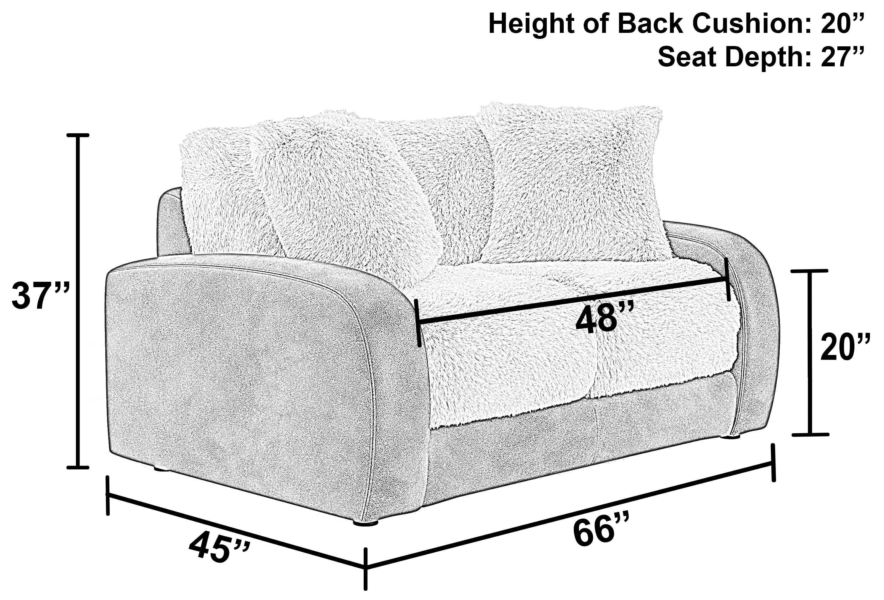 Snowball Taupe Loveseat - Cozy Two-Seater Sofa for Small Spaces | Perfect for Apartments, Living Rooms & Cozy Corners