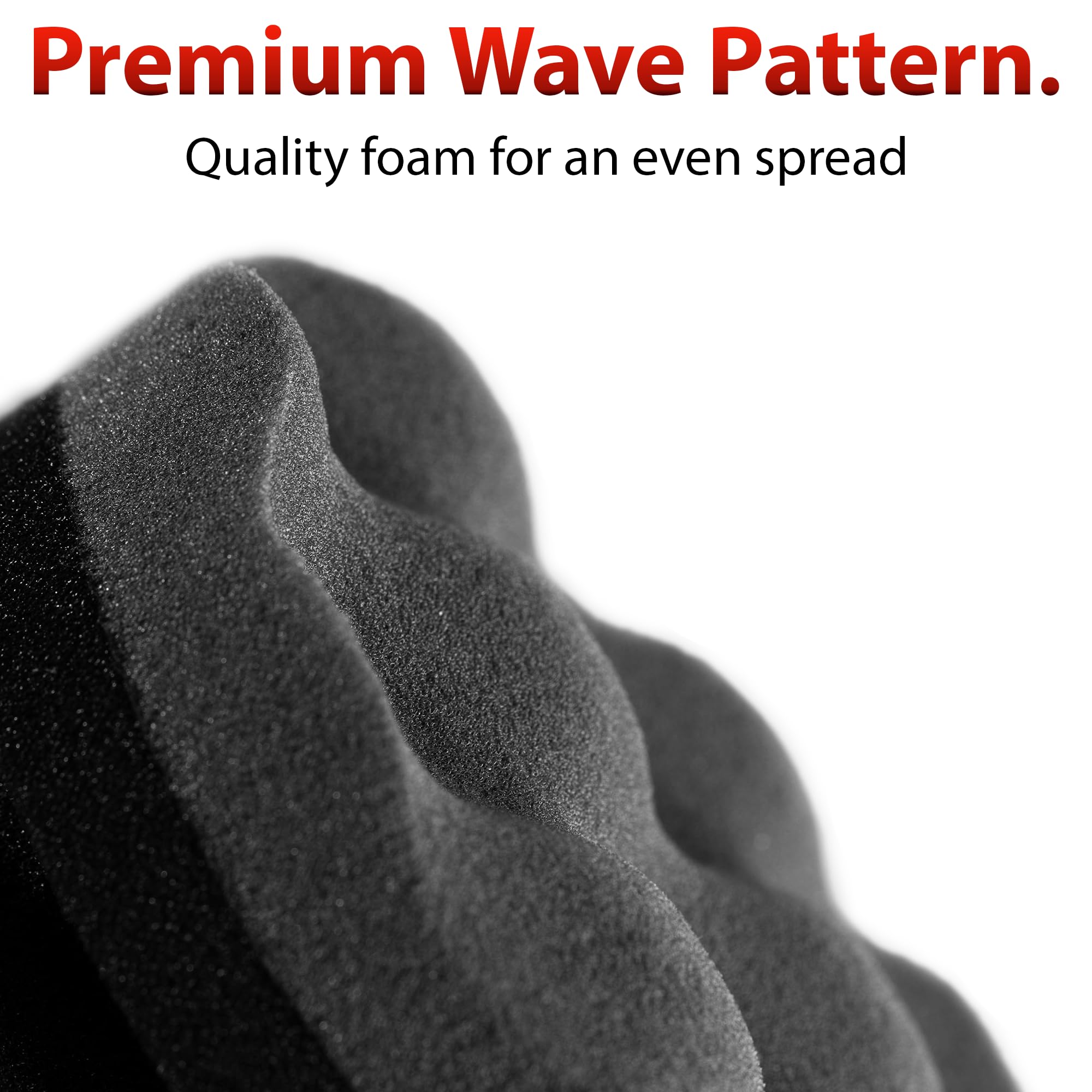 Adam's Polishes Pro Tire Hex Grip Applicator (3 Pack) - Car Detailing Sponge for Vinyl, Rubber & Trim - Perfect for Wheel Cleaning After Car Wash