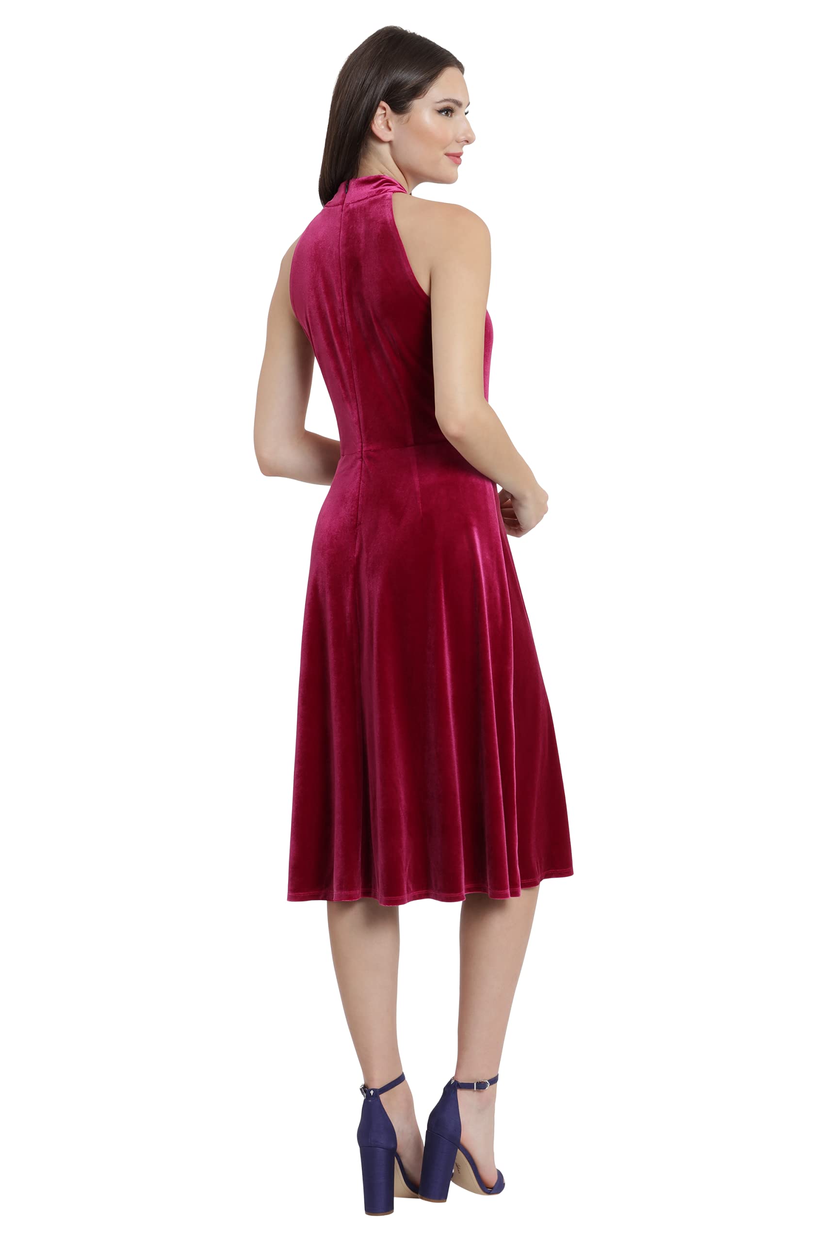 Maggy London Women's Fit Flare Dress for Work & Party