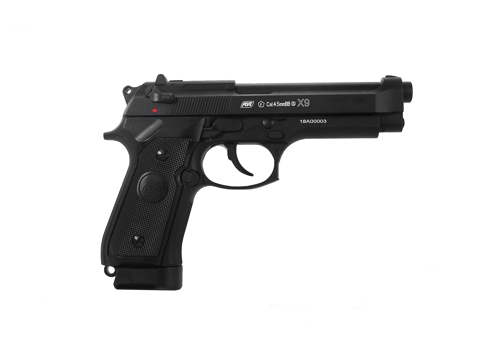 ASG X9 Classic .177 Caliber Steel BB Gun Air Pistol - High Precision Airgun for Target Shooting, Plinking & Outdoor Training | Realistic CO2 Powered Pistol for Beginners & Enthusiasts