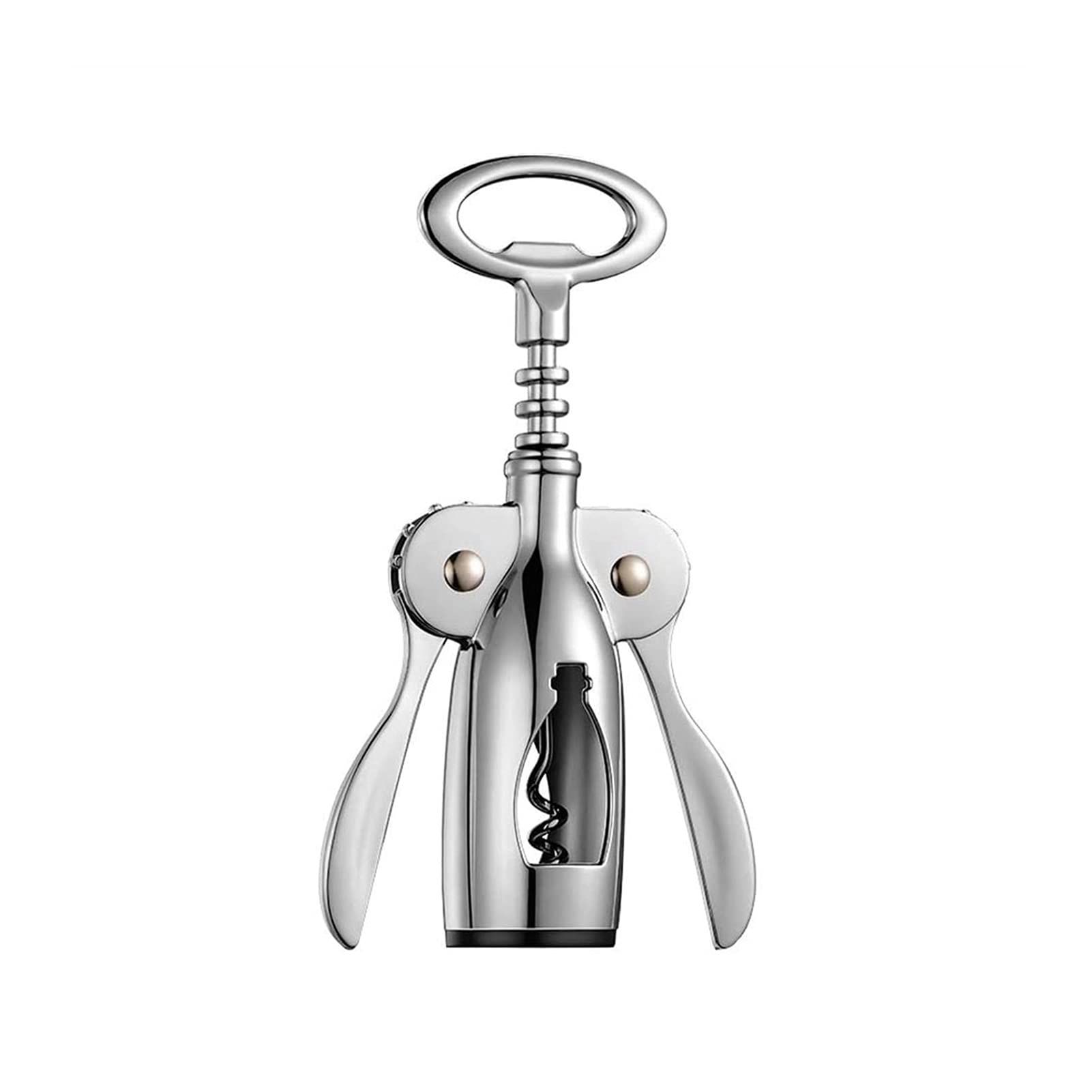 Premium Zinc Alloy Wing Corkscrew Wine Bottle Opener - Multifunctional Wine & Beer Bottle Opener Tool for Home, Bar & Restaurant Use