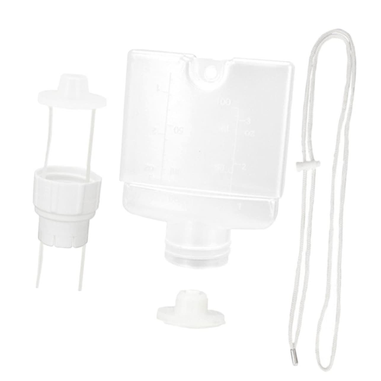 Toyvian 5-Pack Newborn Baby Feeding Bottles with Supplemental System - Perfect for Infant Care, Breastfeeding, and On-the-Go Nutrition