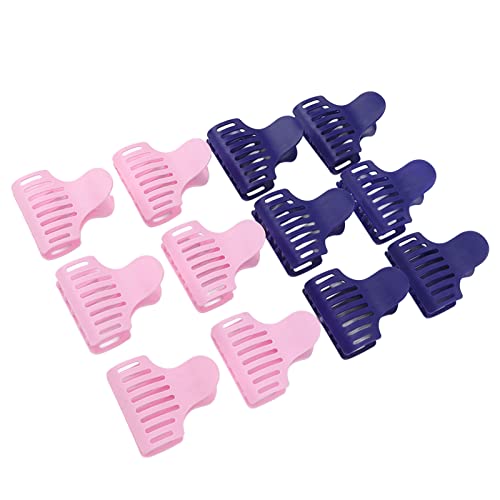 Strong Purple Pink ABS Salon Hair Clips - Non-Slip Firm Hold Hair Clips for Women & Girls | Perfect for Styling, Haircuts, and Home Use