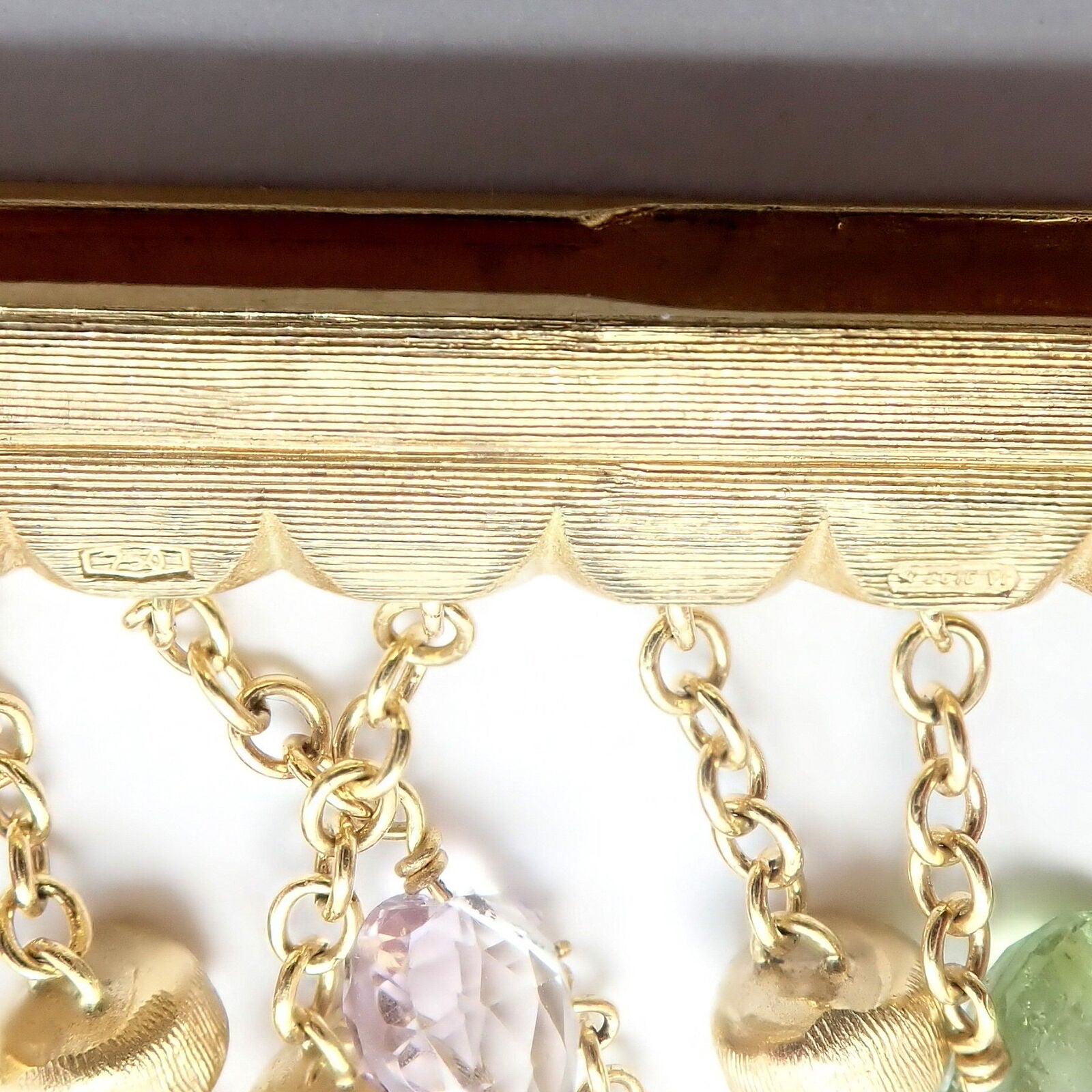 Marco Bicego 18k Yellow Gold Pearl Bracelet with Multicolor Gemstones - Elegant Jewelry for Women, Perfect for Weddings, Parties & Special Occasions