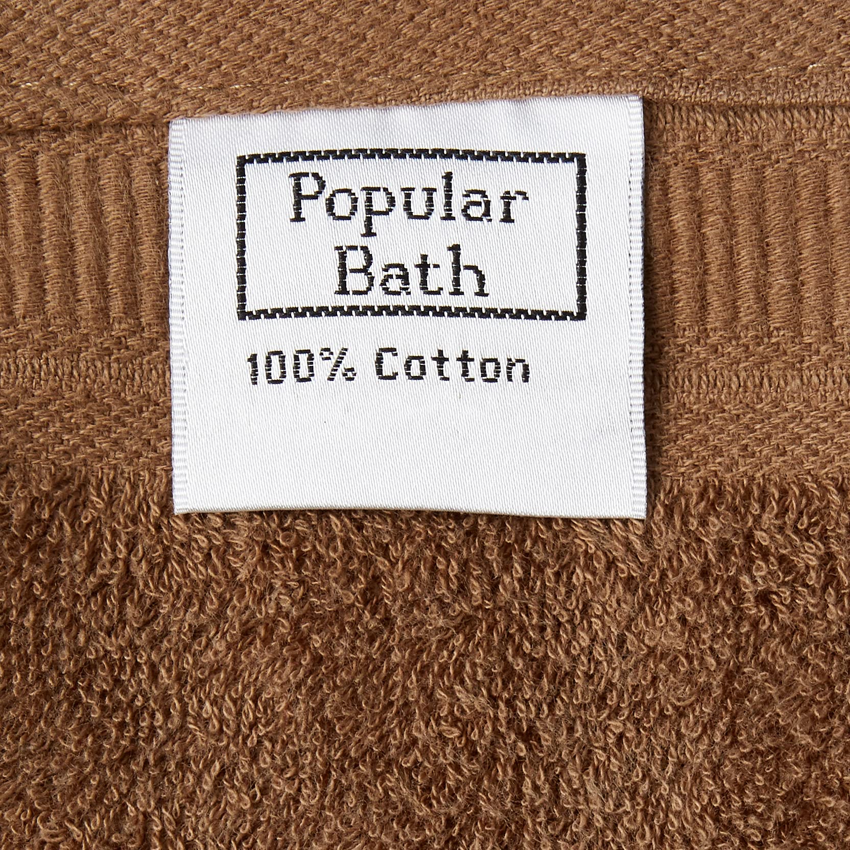 Luxury Bath Towels Set of 3 - Larissa Collection Rose Pattern - Super Soft & Absorbent Cotton Towels for Spa, Bathroom & Guest Use
