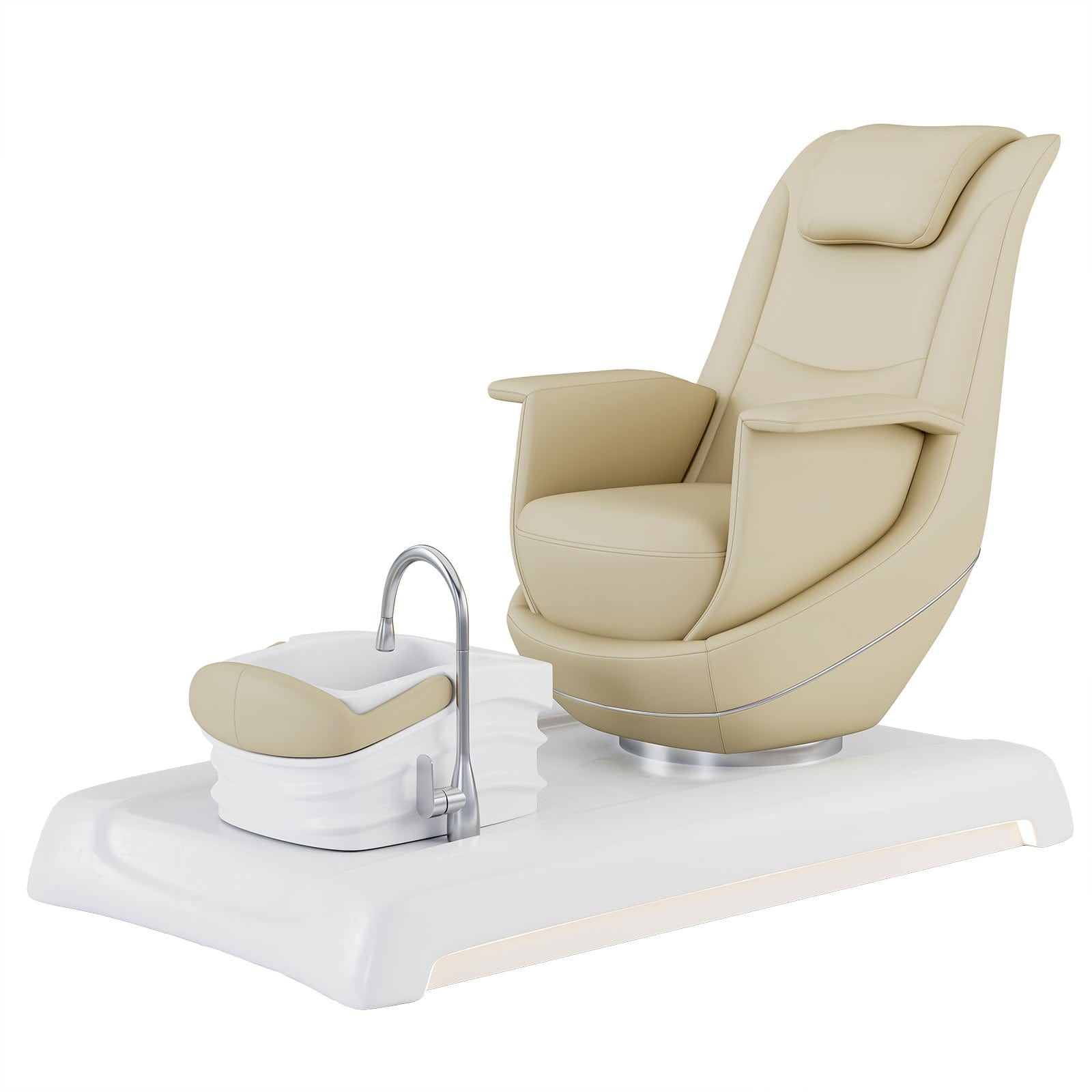 BENORAVO Modern Pedicure Spa Chair - Adjustable Massage Salon Chair for Nail & Foot Care - Perfect for Home Spa, Nail Salons & Beauty Parlors
