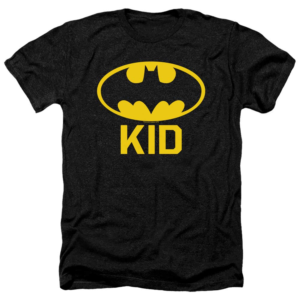 Batman Bat Kid Unisex Heather T-Shirt for Men & Women - Casual Superhero Graphic Tee for Cosplay, Comic Con & Everyday Wear