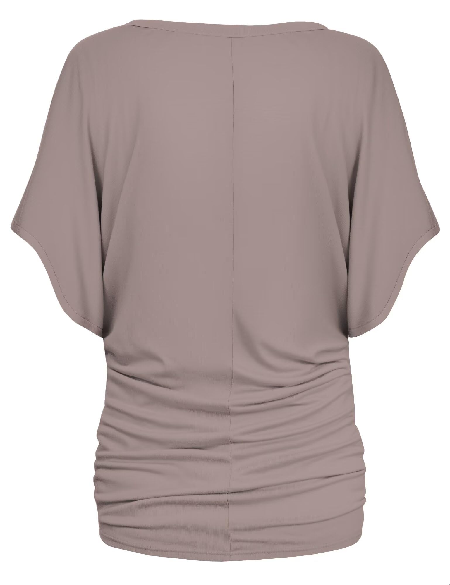 Hybrid & Company Women's Super Comfy Boat Neck Dolman Top Shirt - Soft Stretchy Casual Blouse for Everyday Wear, Work & Weekend Outfits