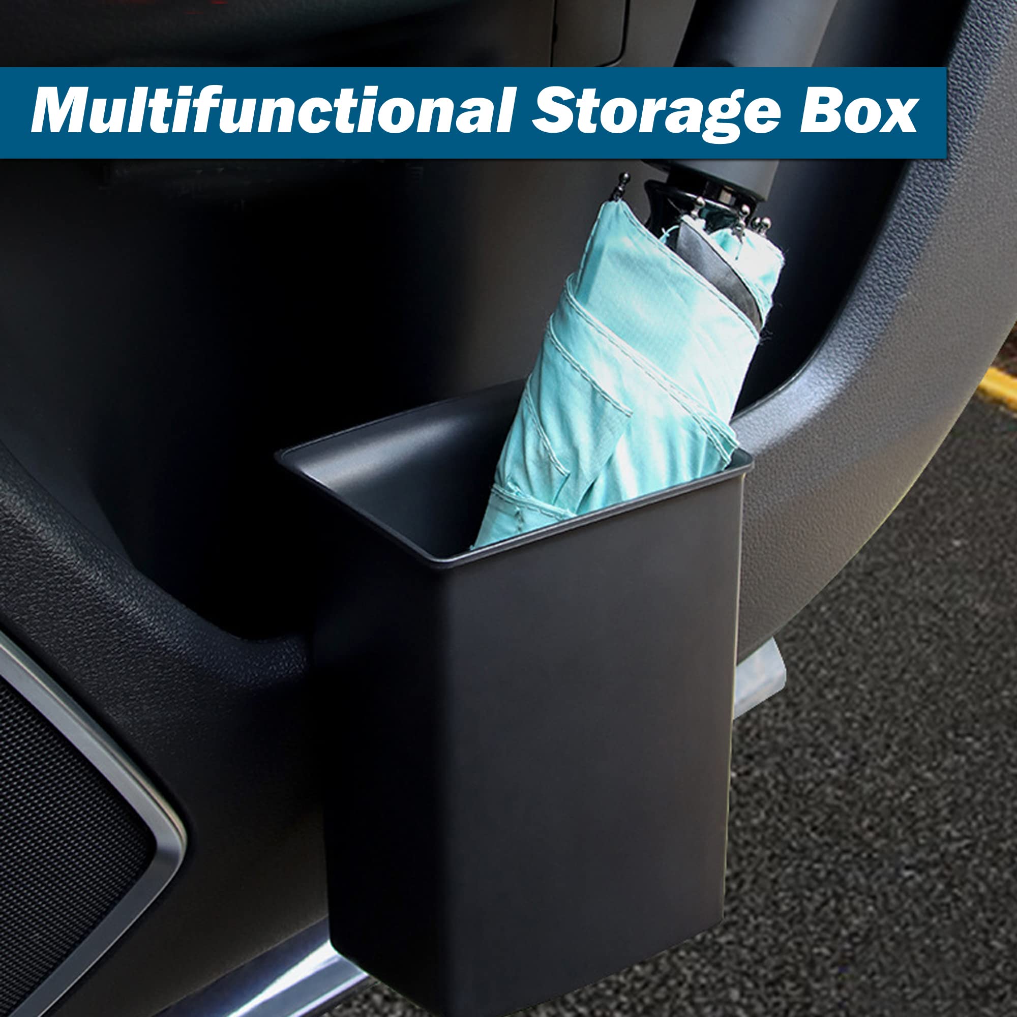 Multifunctional Car Backseat Organizer with Storage Box, Detachable Trash Can, Tissue Holder & Cup Holders - Brown Car Interior Accessories for Travel, Road Trips & Daily Commute | Perfect for Family Vacations, Work Commutes & Road Trips