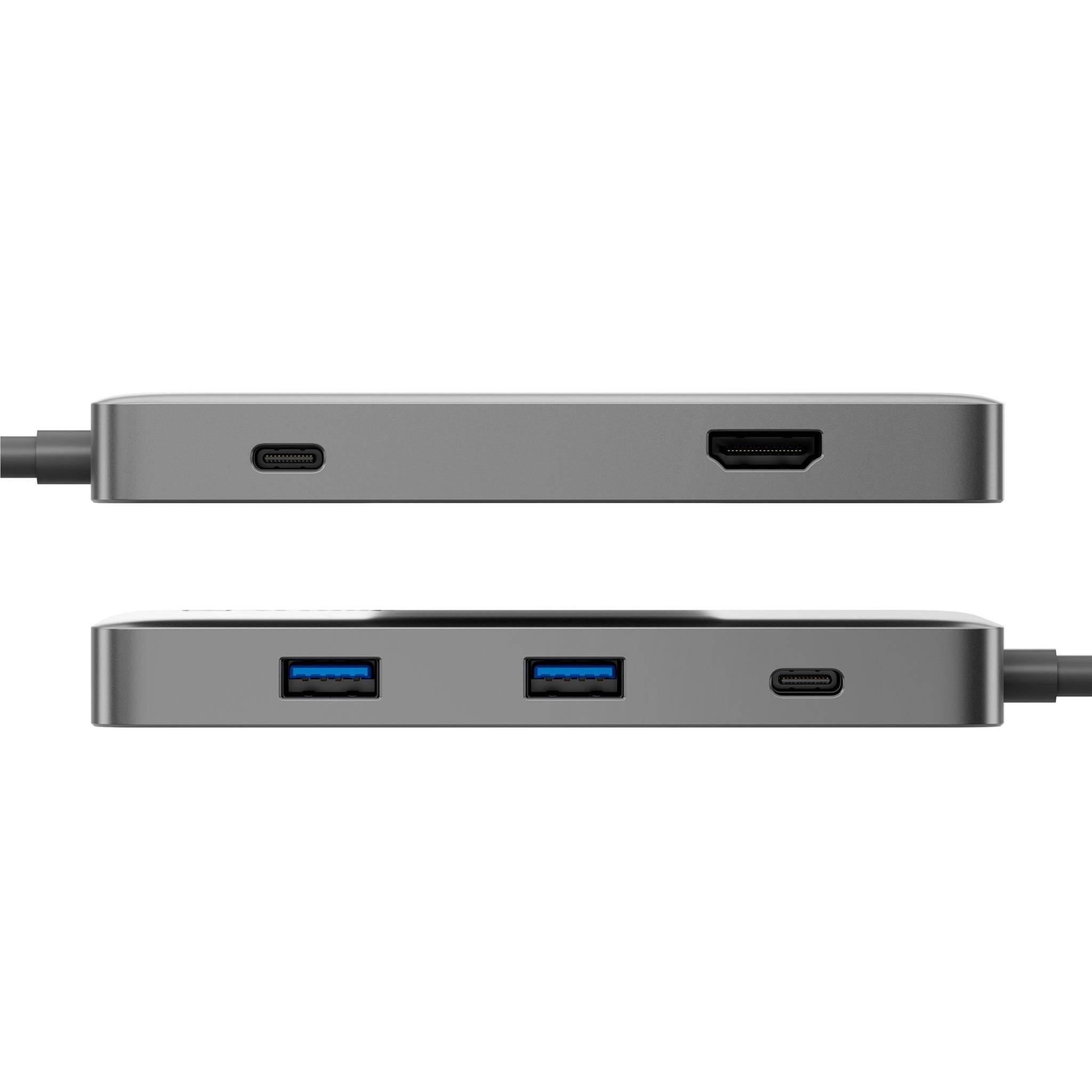 Alogic Spark 6-in-1 USB C Hub with 4K HDMI, USB 3.0, SD Card Reader - Portable USB C Adapter for MacBook Pro, Dell XPS, iPad Pro - Perfect for Home Office, Travel & Video Conferencing