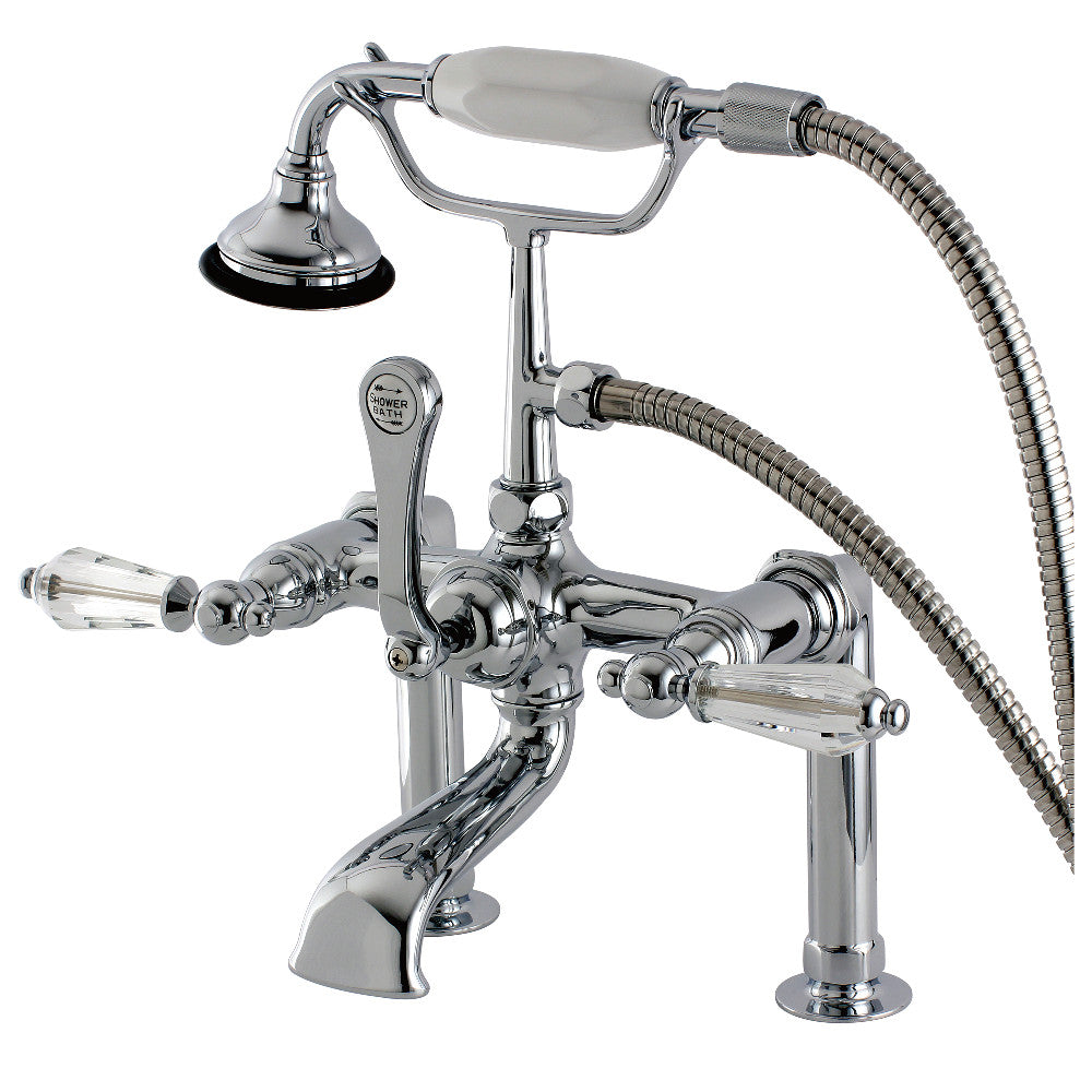 Aqua Vintage AE103T0WLL Wilshire Deck Mount Clawfoot Tub Faucet
