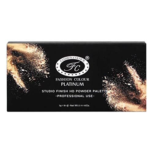 Fashion Colour Studio Finish HD Powder Palette - Professional Makeup Setting Powder for Flawless Skin | Perfect for Daily Wear, Photo Shoots & Special Occasions