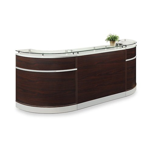 Modern Reception Desk with Counter - 110