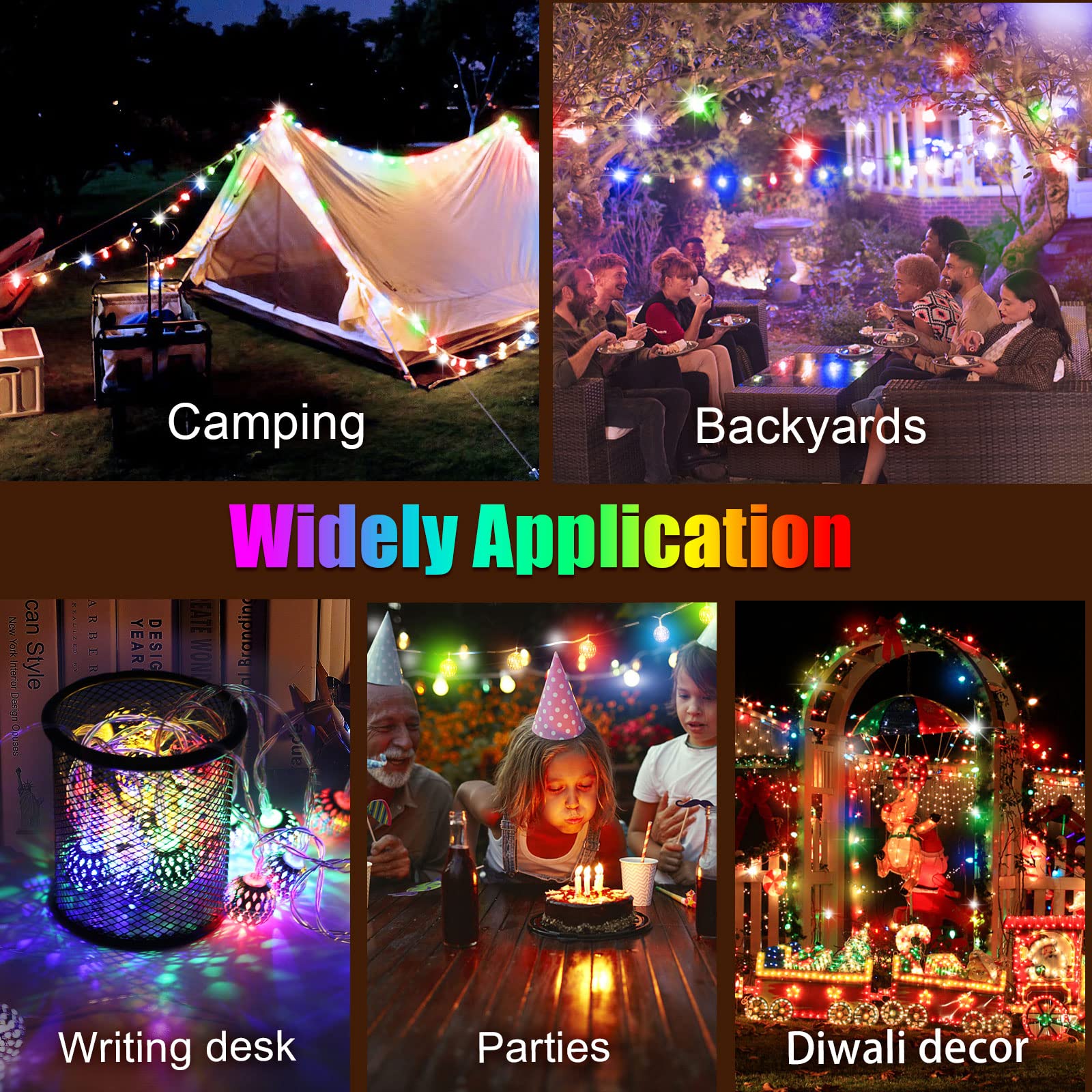 20 Ft LED Globe String Lights - 40 Balls (0.98in) Battery Powered Moroccan Fairy Lights for Indoor, Bedroom, Party, Birthday & Christmas Tree Decor - Perfect for Wedding Backdrops, Garden Parties and Cozy Home Ambiance (Batteries Not Included)