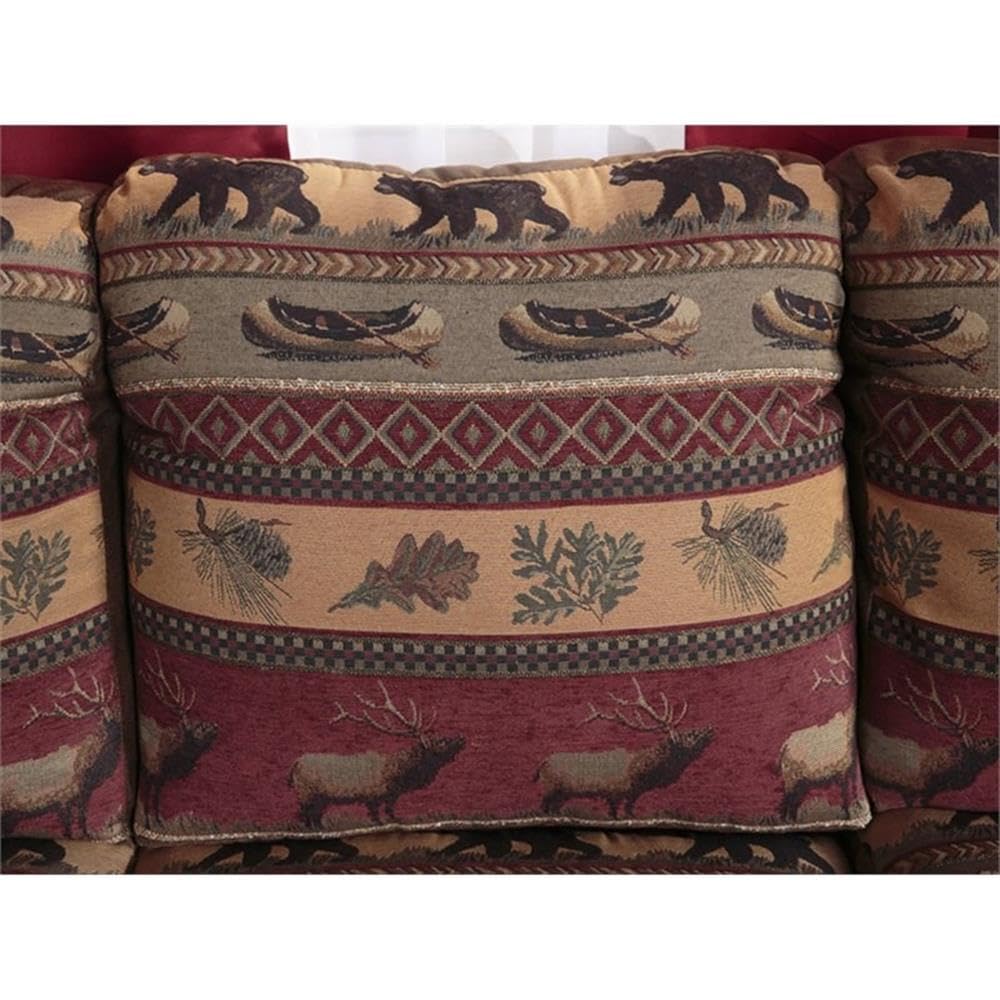 American Furniture Classics 4-Piece Sierra Lodge Sleeper Sofa Set - Comfortable Convertible Sectional Couch with Storage | Perfect for Living Rooms, Guest Rooms & Small Spaces