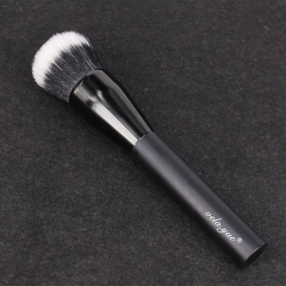 Duo Fiber Makeup Brush for Blush & Powder - Soft & Dense Bristles for Flawless Blending - Perfect for Everyday Makeup & Professional Use
