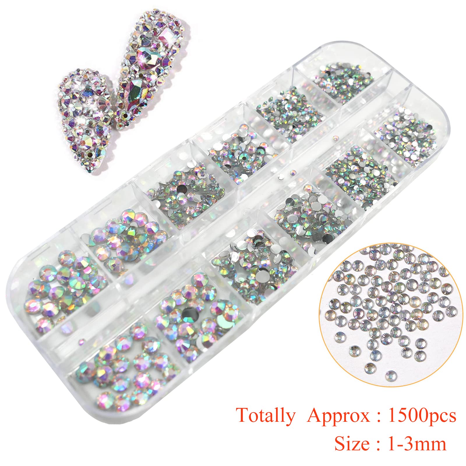 Professional Nail Art Brush Pen Kit - AB Rhinestone UV Gel Building, Drawing, Lining Brushes Set with Dotting Pens & Manicure Tape - Perfect for DIY Nail Designs at Home or Salon (Women & Girls)