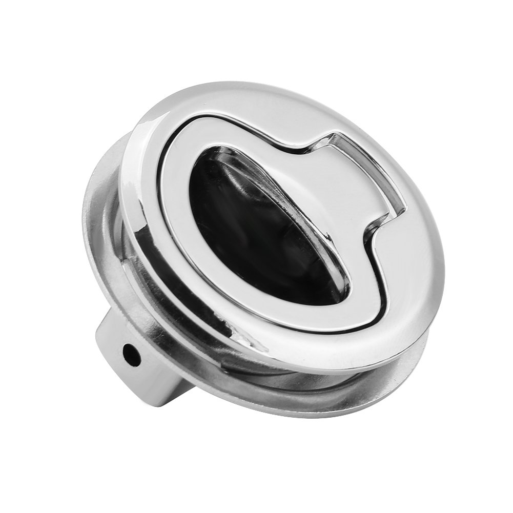 Stainless Steel Flush Pull Hatch Lock for RV Marine Boat - Durable Waterproof Security Access Door for Camper, Yacht & Travel Trailer