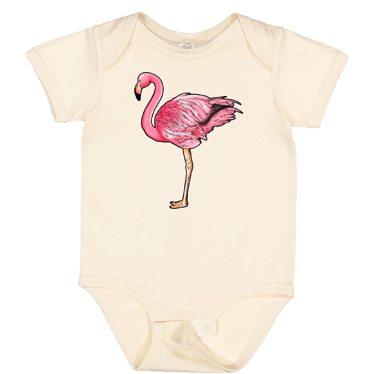 Inktastic Pink Flamingo Baby Bodysuit - Cute Animal Print Onesie for Newborns & Infants - Perfect for Playtime, Photo Shoots & Gifts