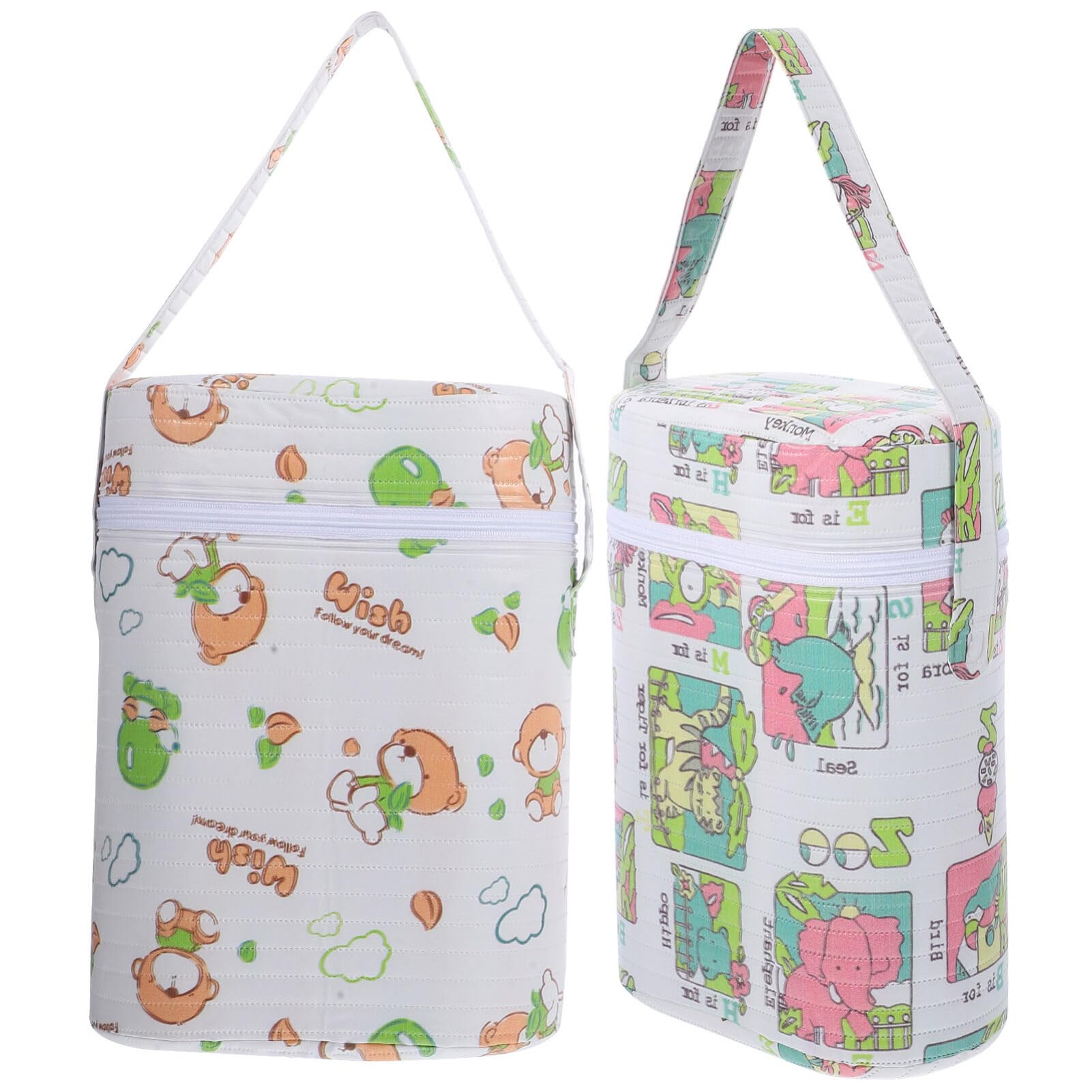 iBasenice Insulated Baby Bottle Warmer Bag - Portable Breast Milk Warmer & Storage for Travel, On-the-Go - Perfect for Daycare, Road Trips & Outdoor Feeding