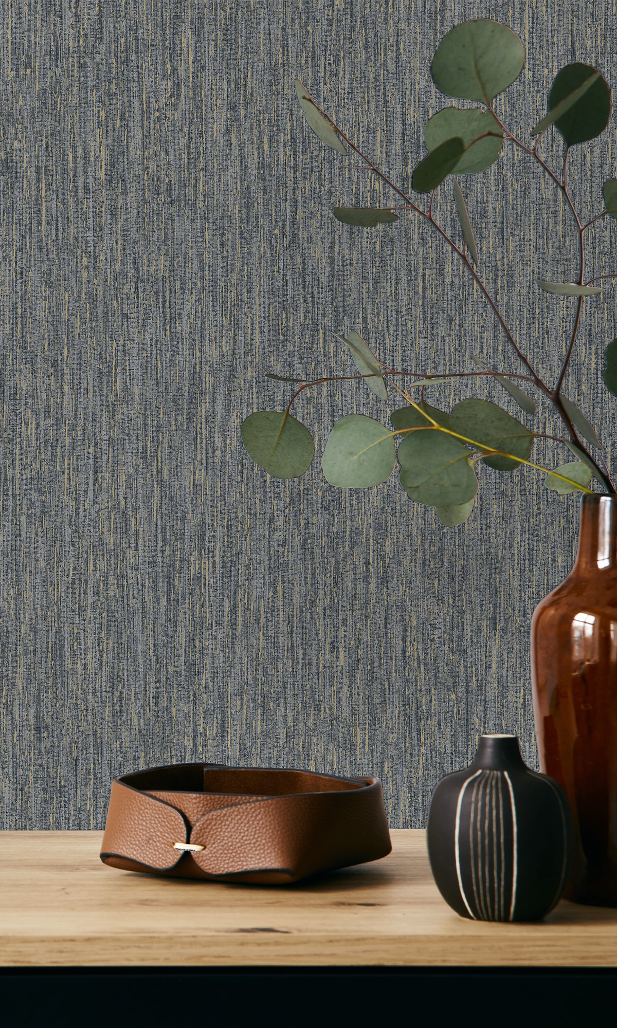 Blue Wicker Weave Textured Wallpaper R9690 - Self-Adhesive Peel & Stick Wallpaper for Bedroom, Living Room, and Office Decor
