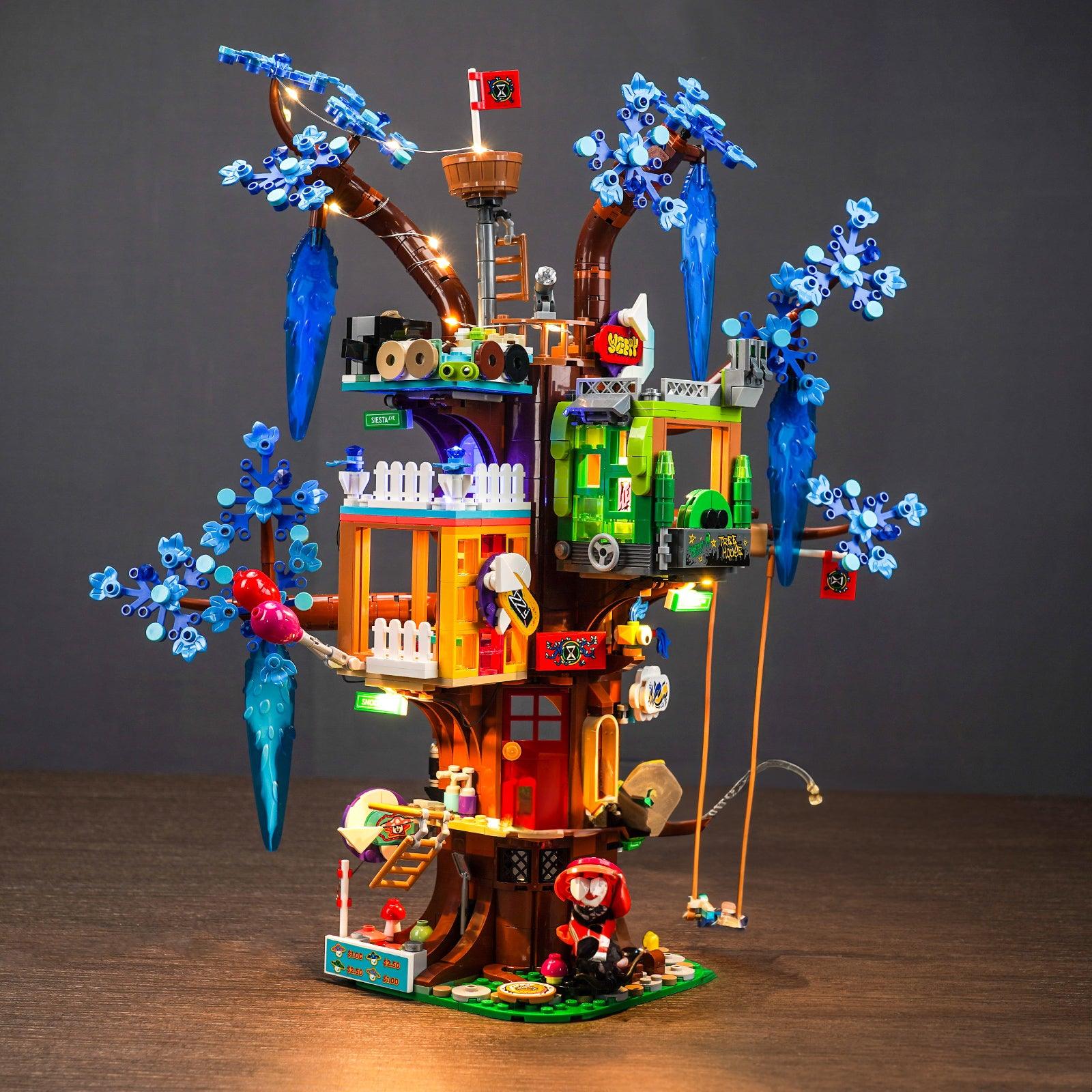 LEGO Fantastical Tree House 71461 Light Kit - DIY Lighting Set for LEGO Treehouse Building Blocks - Perfect for Night Display & Room Decor