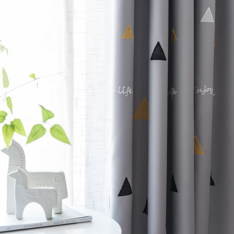AmeriGrey Blackout Curtains for Bedroom - Custom Room Darkening Window Drapes for Better Sleep & Light Control - Perfect for Nursery, Home Theater, and Shift Workers