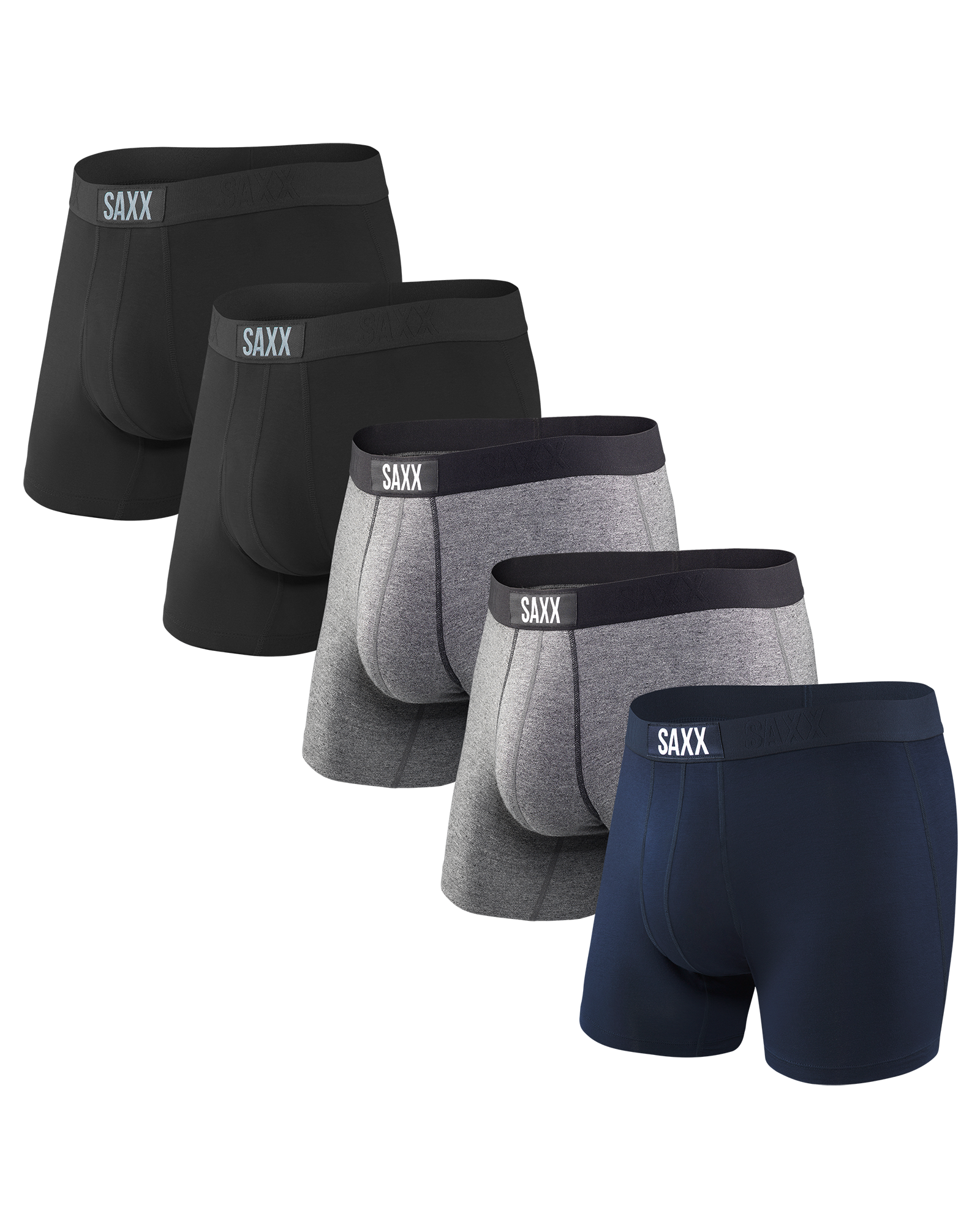 Vibe Super Soft T-Shirts (5 Pack) - Comfortable & Breathable Cotton Shirts for Men & Women - Perfect for Casual Wear, Gym, and Everyday Use
