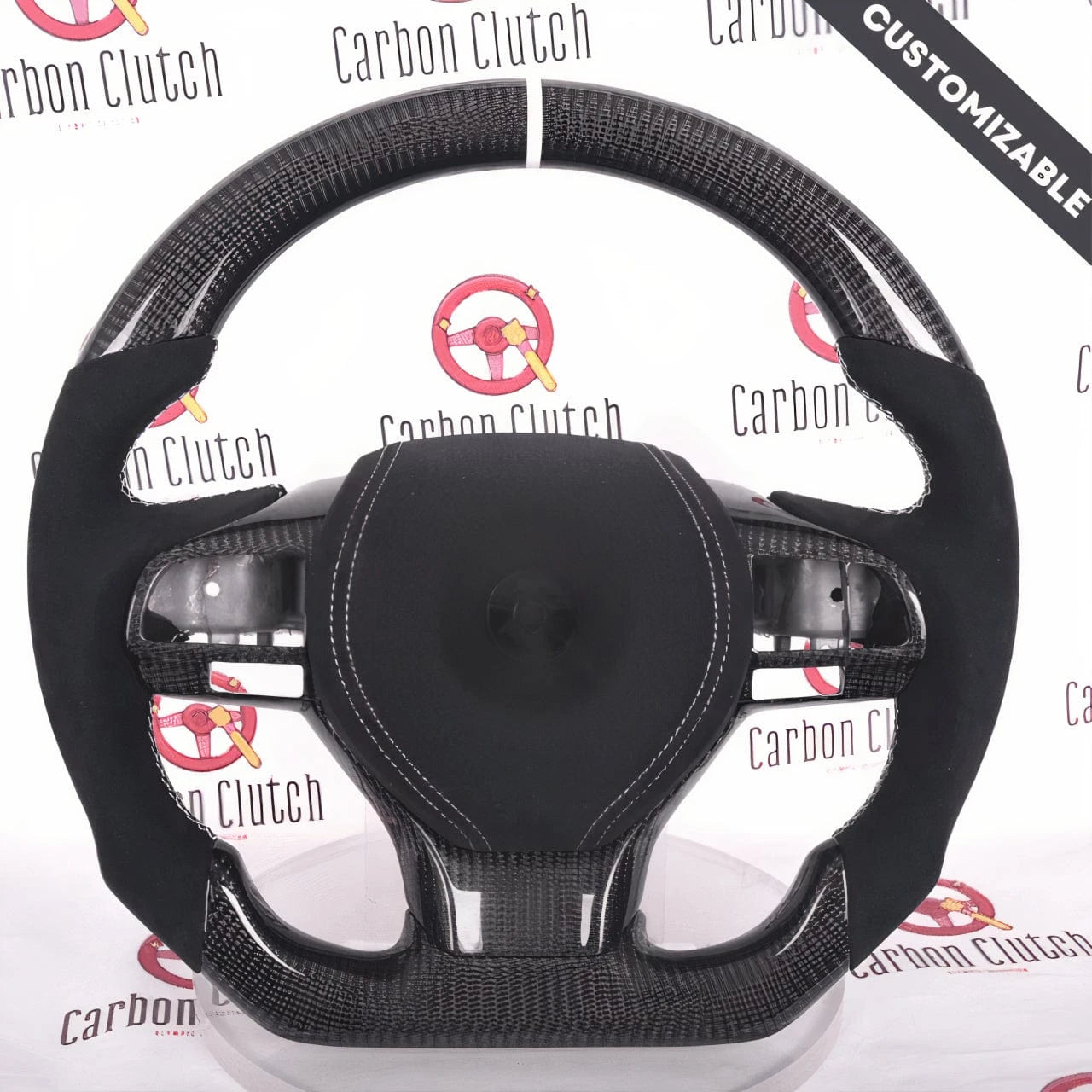 Custom Carbon Fiber Steering Wheel for 2016-2023 Lexus ES GS RX LX Models - Upgrade Your Luxury Car Interior with Premium Carbon Fiber Steering Wheel for Enhanced Grip & Sporty Driving Experience
