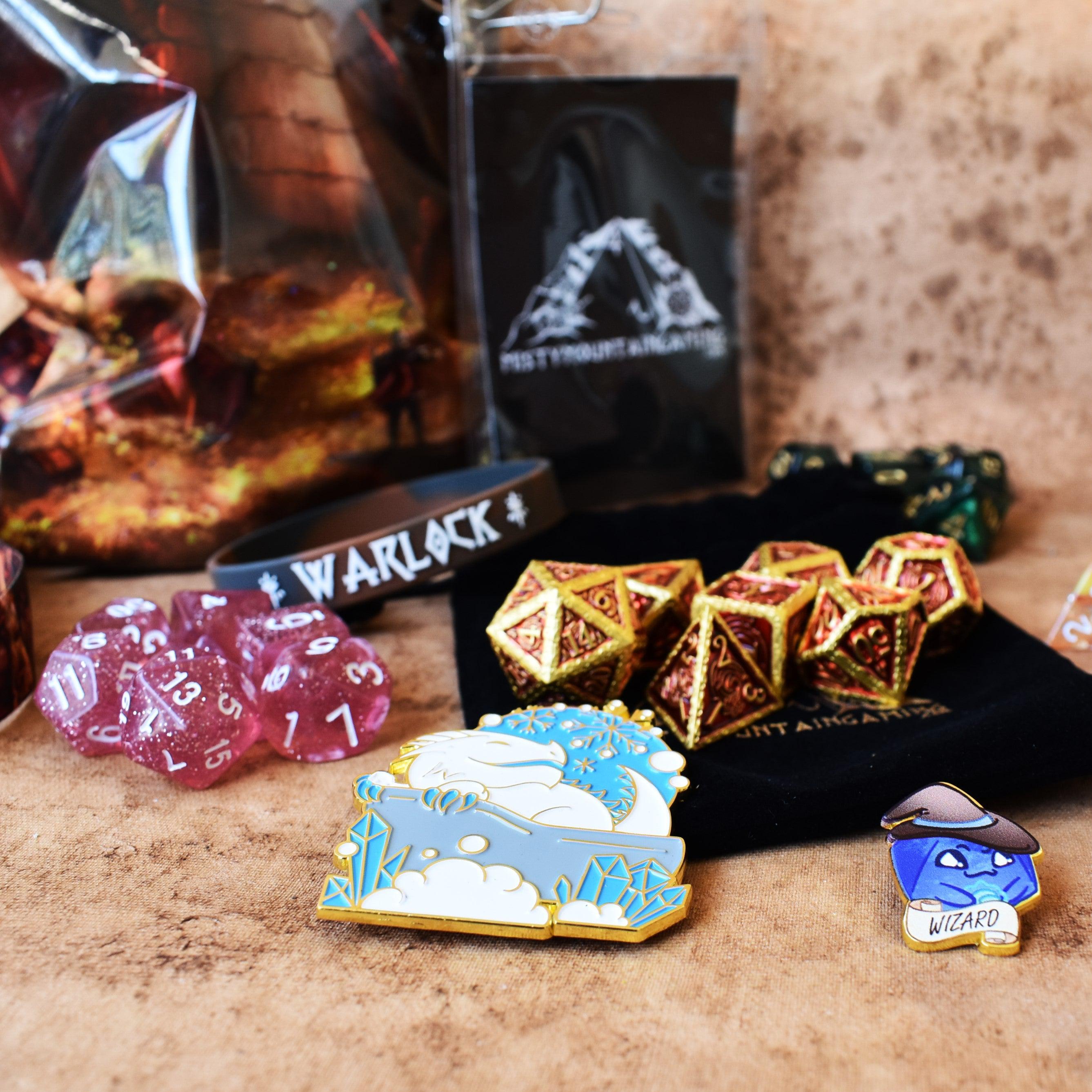 $50 Mystery Dice Bag Bundle - Premium RPG Dice Set for Dungeons & Dragons, Pathfinder & Tabletop Games - Perfect for Gifts, Game Nights & Collectors