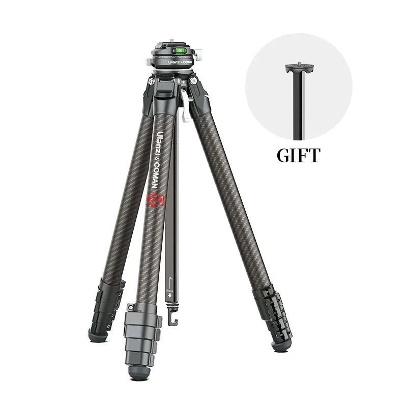 Ulanzi Zero F38 Quick Release Travel Tripod - Lightweight Aluminum Camera Tripod for DSLR, Mirrorless, Smartphones | Perfect for Travel, Vlogging, Photography & Outdoor Adventures