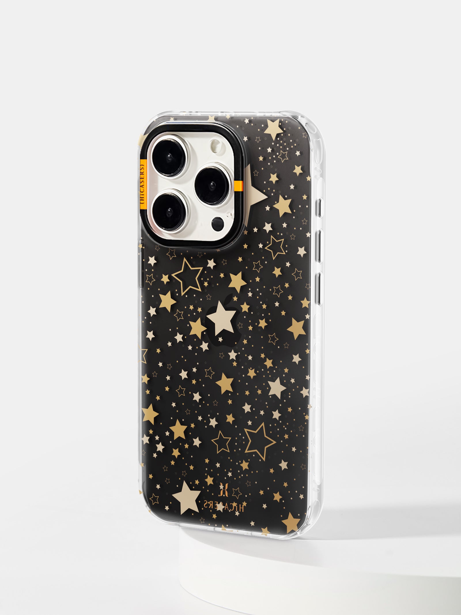 Shining Star Mirror Case for iPhone - Elegant Black Phone Cover with Mirror for Women | Perfect for Makeup, Touch-Ups & Selfies
