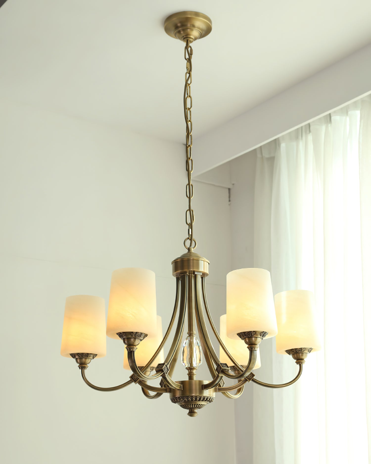 Etesian Crystal Chandelier - Modern Luxury Ceiling Light Fixture for Dining Room, Living Room & Bedroom | Elegant Home Decor Lighting for Wedding, Hotel & Restaurant