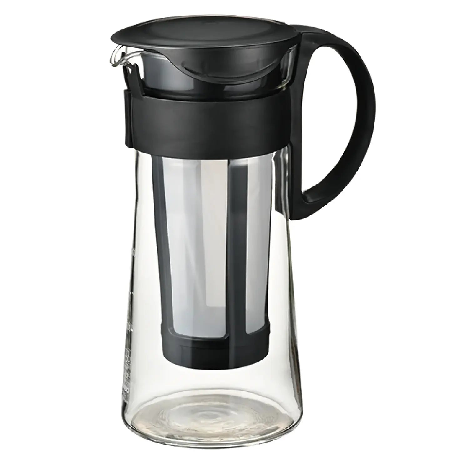 Hario Polypropylene Cold Brew Coffee Maker - Iced Coffee Pot with Glass Carafe for Home, Office & Outdoor Use