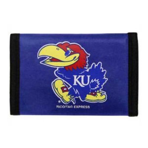 NCAA Licensed Nylon Tri-Fold Wallet for Men - Durable & Slim RFID Blocking Design - Perfect for Game Day, Travel & Everyday Use