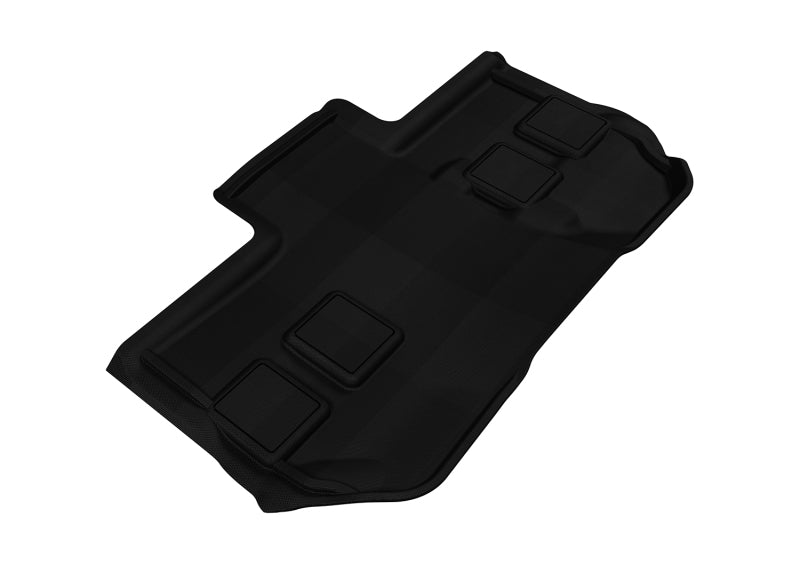 3D MAXpider Custom Fit All-Weather Floor Mats for 2011-2014 Chevrolet Suburban Kagu 3rd Row - Premium Black Car Floor Liners | Durable & Easy to Clean | Perfect for Family Road Trips & Outdoor Adventures