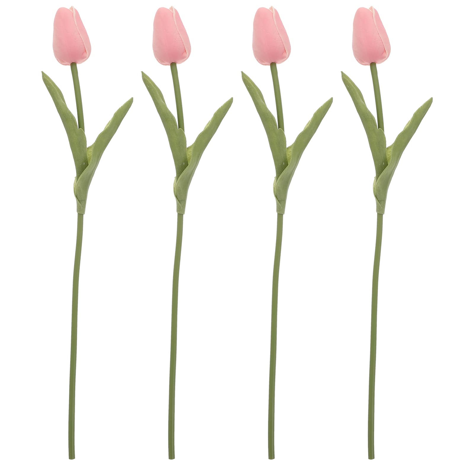 12 Pack Artificial Tulip Bouquets - Realistic Faux Tulip Flowers for Home Decor, Wedding Centerpieces, and Spring Table Arrangements